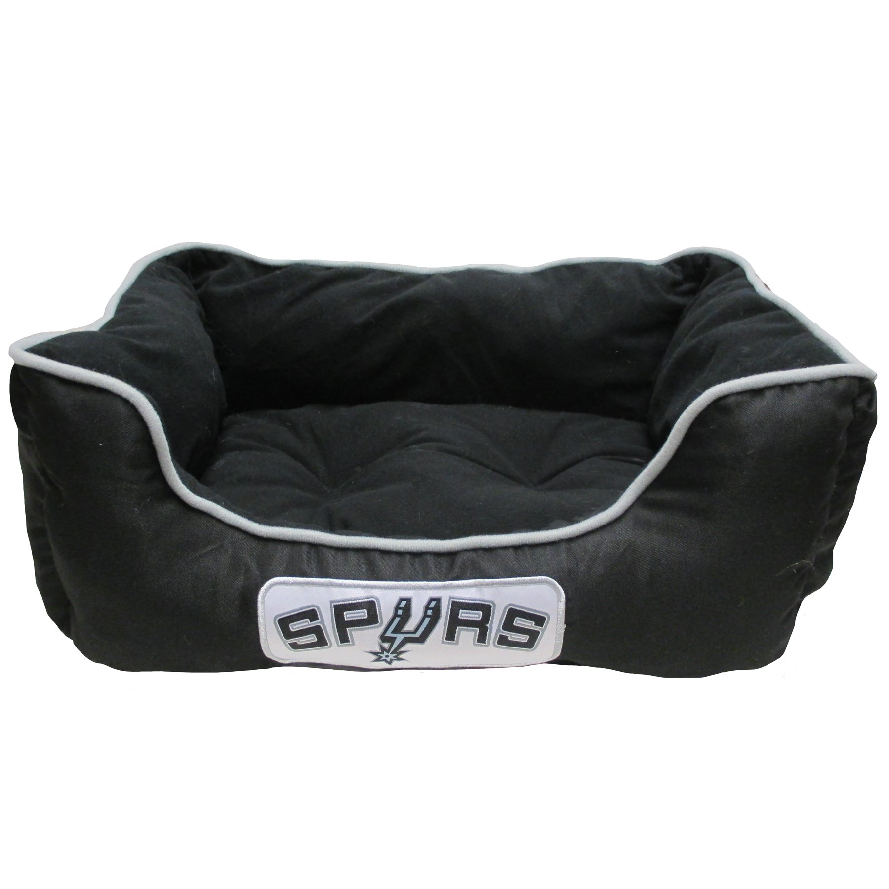 NBA San Antonio Spurs Dog Cuddle Bed - Comfortable Pet Bed with Embroidered Team Name & Logo - Perfect for Spurs Fans' Pets at Home or Game Day