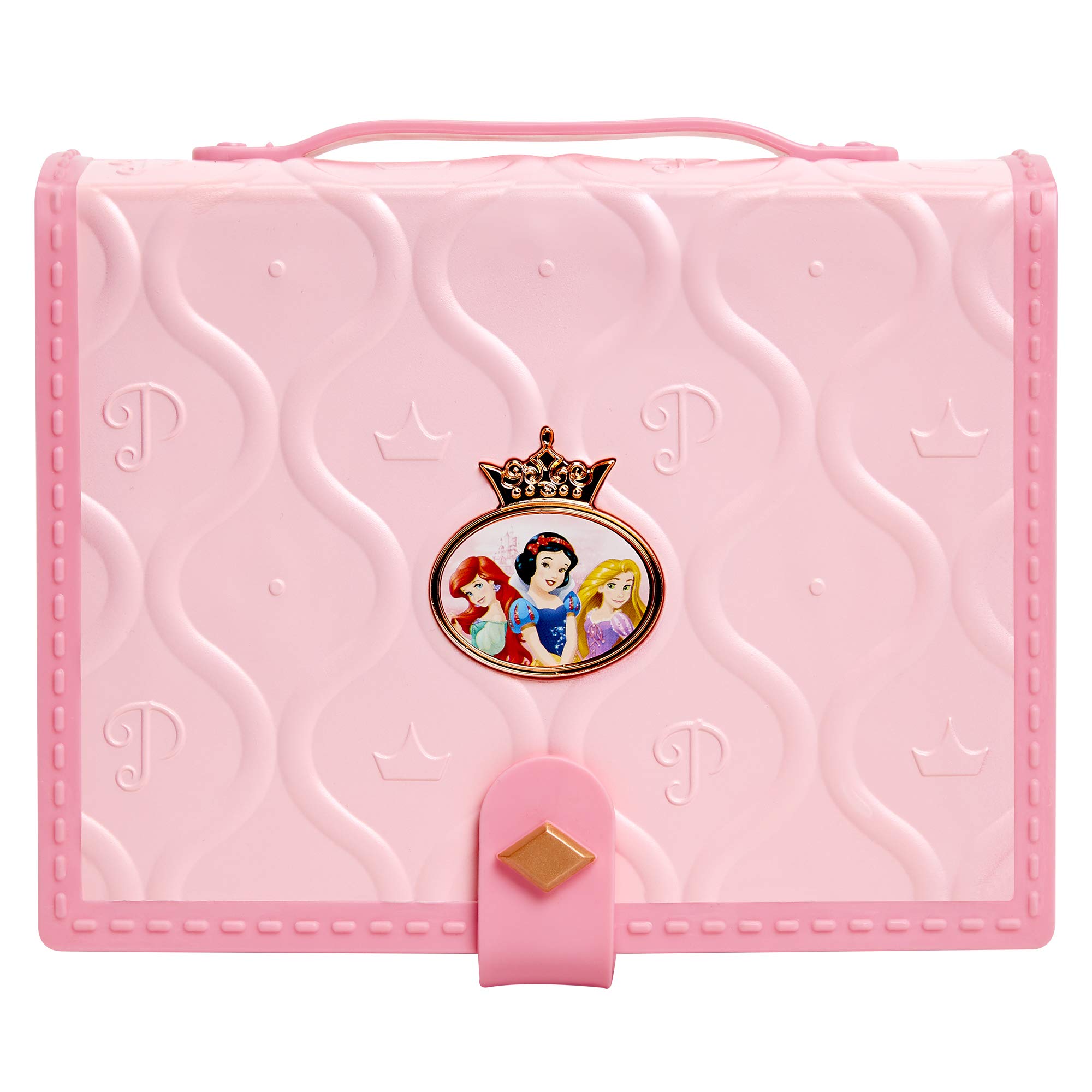 Disney Princess Style Travel Accessories Kit - Pink Luggage Set for Girls | Perfect for Family Vacations, School Trips & Airplane Travel