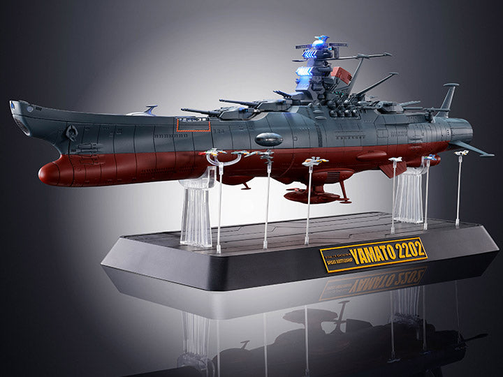 Bandai Soul of Chogokin GX-86 Space Battleship Yamato 2202 Die-Cast Metal Model - Premium Collectible Anime Ship Figure for Display & Gifts | Perfect for Anime Fans & Sci-Fi Collectors