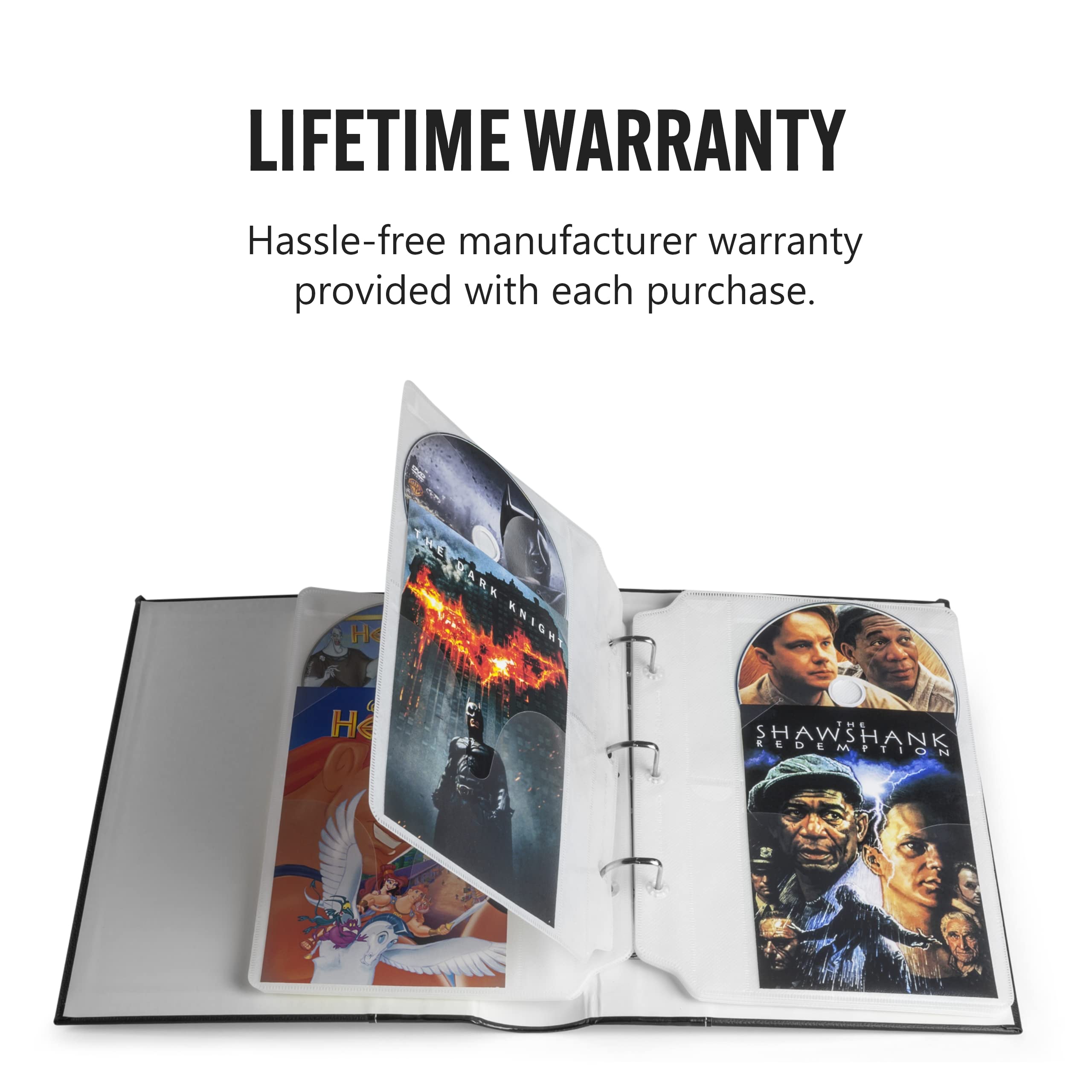 HandStands Bellagio-Italia Two DVD Binder Insert Packs - Premium DVD Storage Solution for Home Theater & Media Organization