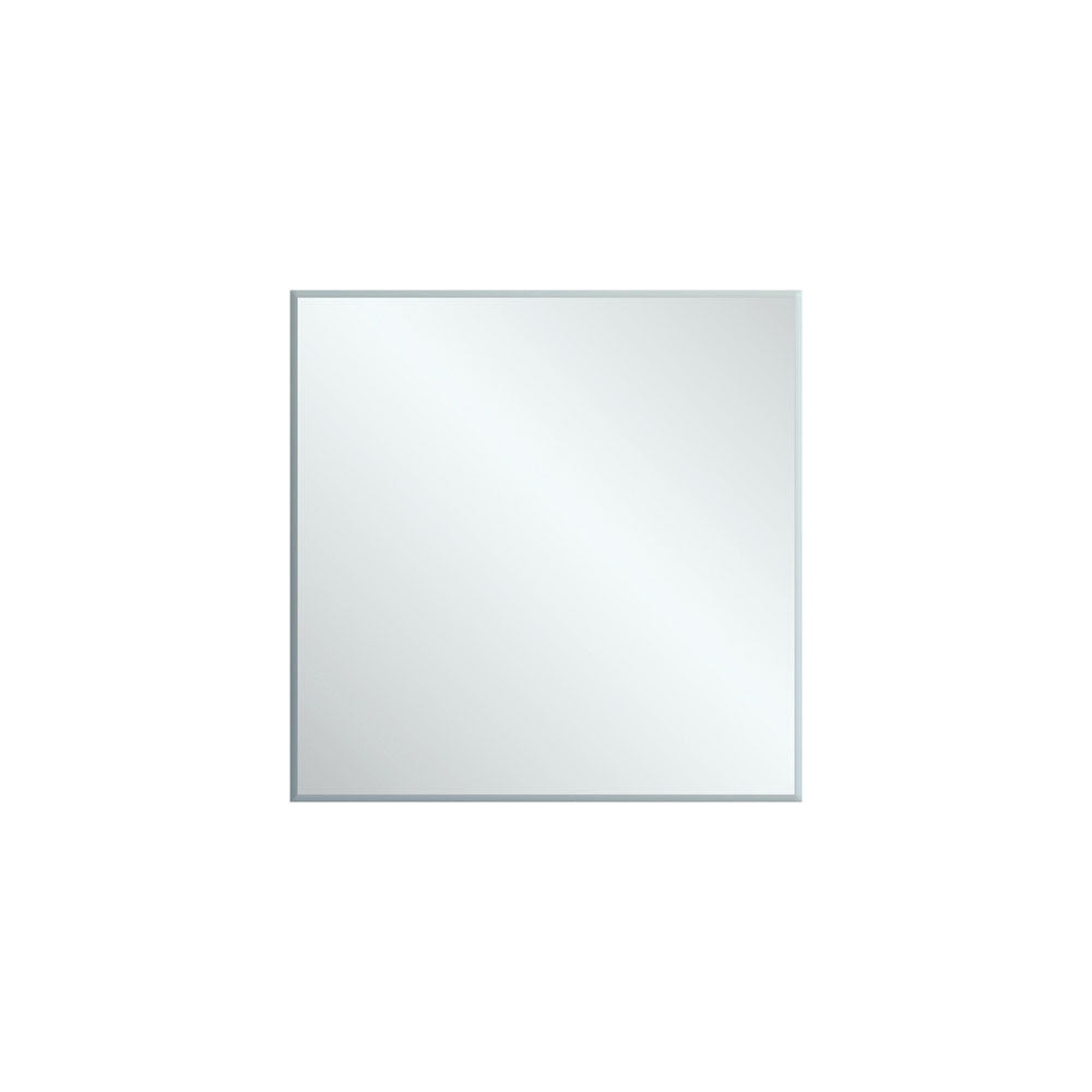 Fienza BEM9090G 900 x 900mm Bevel Edge Rectangular Glue On Mirror - Perfect for Bathroom Vanity, Bedroom Decor & Home Renovation Projects