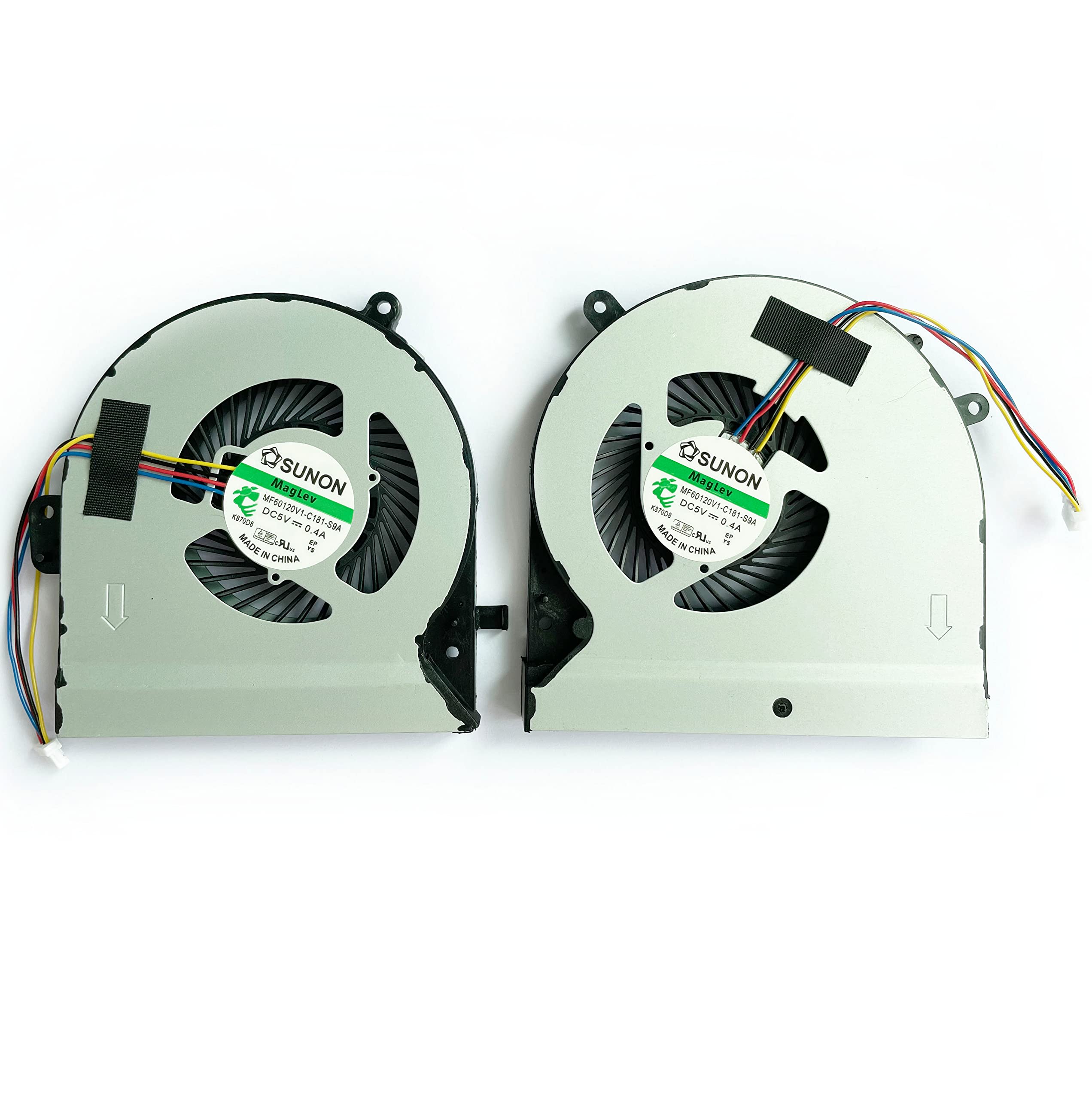 ASUS ROG Strix GL502VM GL502VY ZX60V FX60VM S5VM GL502VSK Replacement Cooling Fan - CPU & GPU Slim Cooling System for Gaming Laptops | Perfect for Gaming, Streaming & Heavy Computing Tasks