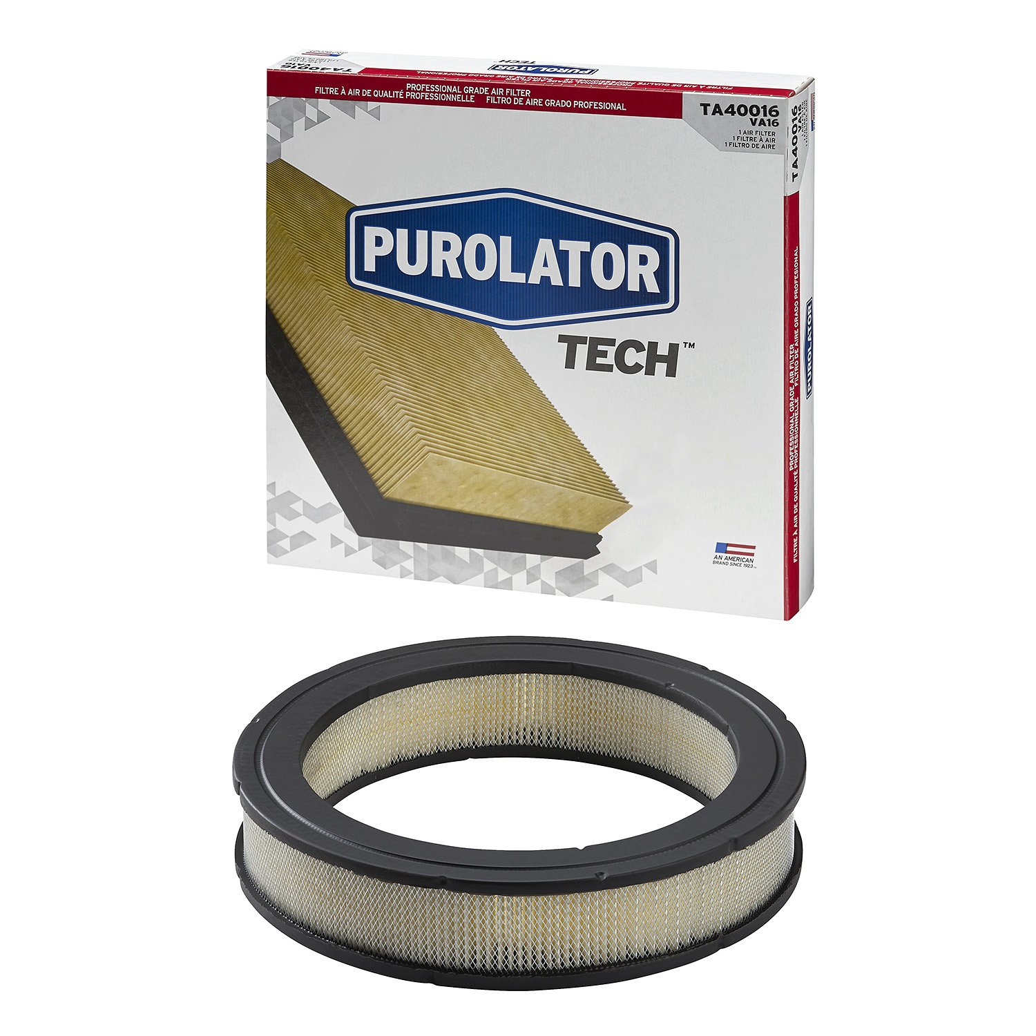 Purolator TA40016 PurolatorTECH Premium Air Filter - High Performance Replacement for Cleaner Engine Airflow | Perfect for Cars, Trucks & SUVs