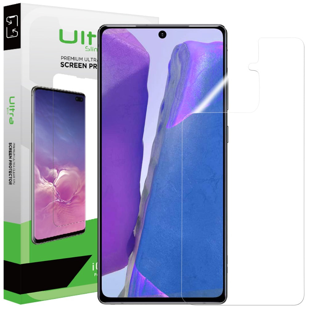 Samsung Galaxy Note 20 Screen Protector - Tempered Glass Full Coverage HD Clear TPU Film | Anti-Scratch & Bubble Free Protection for Work, Travel & Daily Use