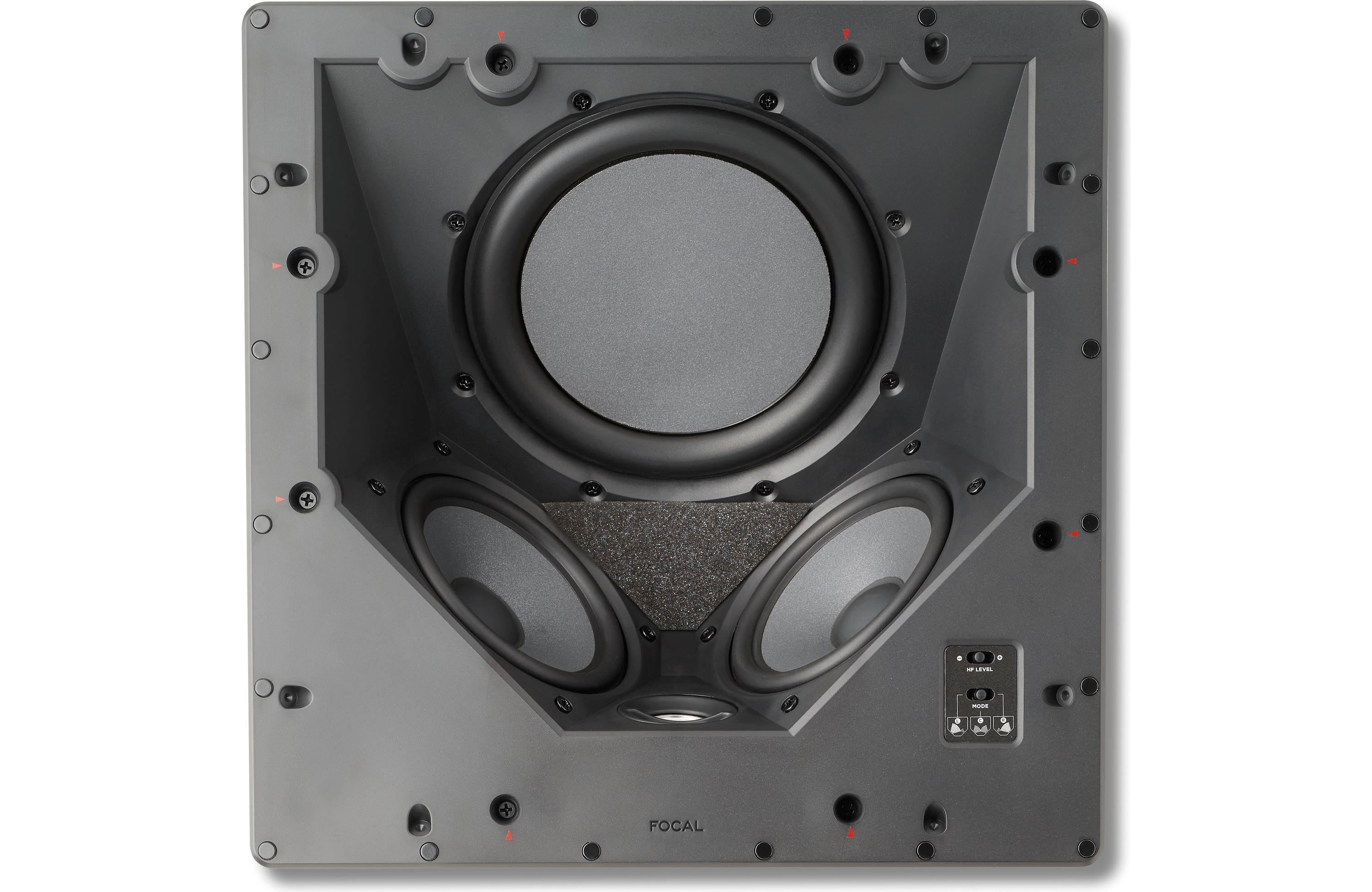 Focal 100 ICLCR 5-Inch In-Ceiling 2-Way Loudspeaker with Built-in Back Box - Premium Home Theater & Surround Sound System for Living Room, Bedroom, or Office (Single Speaker)