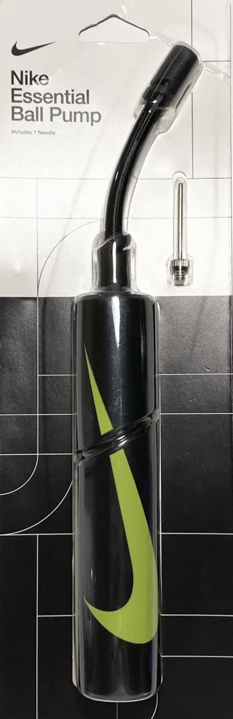 Nike Essential Ball Pump - High Pressure Handheld Air Pump for Basketball, Soccer, Football & Volleyball - Perfect for Sports, Gym & Outdoor Games