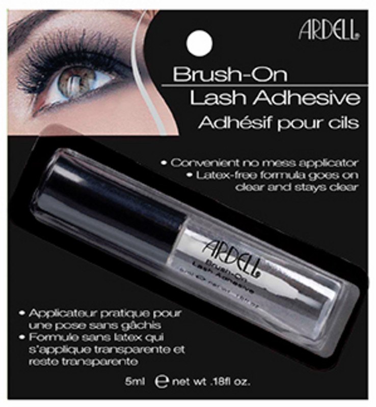 Ardell Brush On Lash Adhesive Clear - 0.18 oz | Professional False Eyelash Glue for Long-Lasting Hold | Perfect for Daily Use, Special Occasions & Makeup Artists