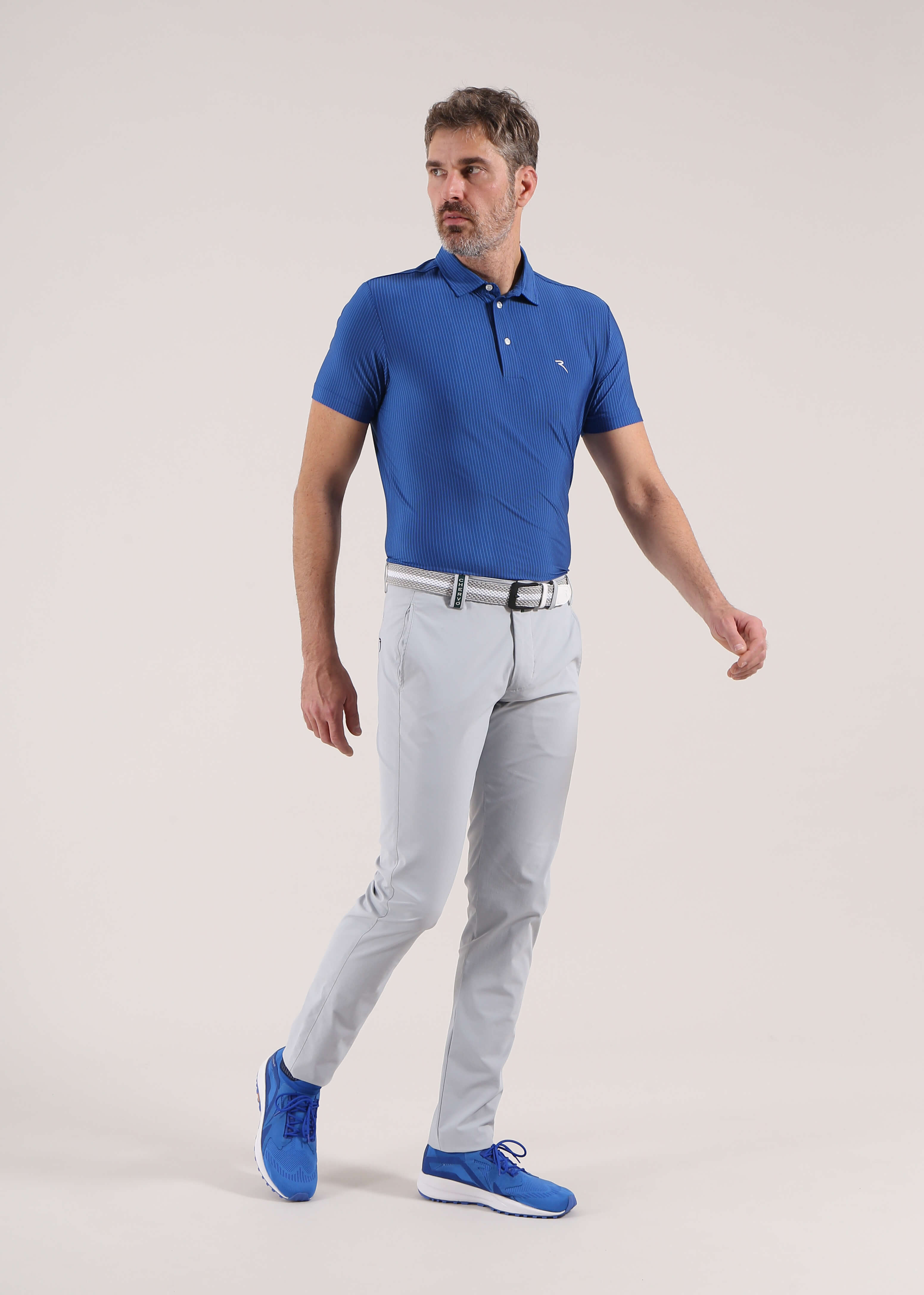 ARTONI Men's Striped Dry Matic® Polo Shirt - Moisture Wicking, Quick Dry, Breathable Performance Shirt for Golf, Tennis & Casual Wear | Final Sale
