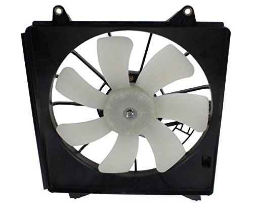 RAREELECTRICAL New AC Condenser Fan Assembly Compatible with Honda Accord 3.5L V6 2013 - Replaces OEM Part Numbers 38611RL8A01, 386155G0A01, 386165G0A01, HO3113133 - Perfect for AC System Repair & Cooling Performance Enhancement