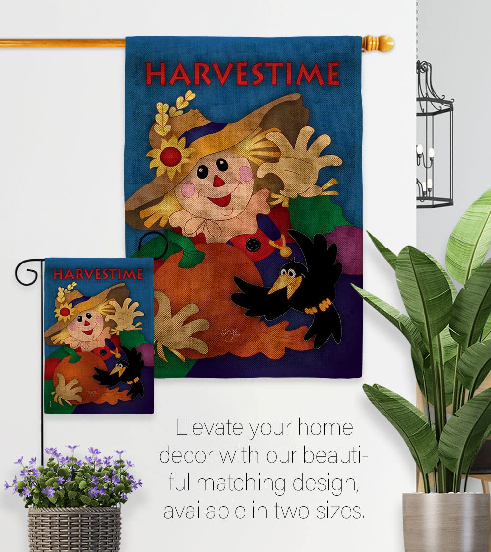 Fall Banner Holder Set - Farmhouse Wall Decor for Autumn Home & Yard