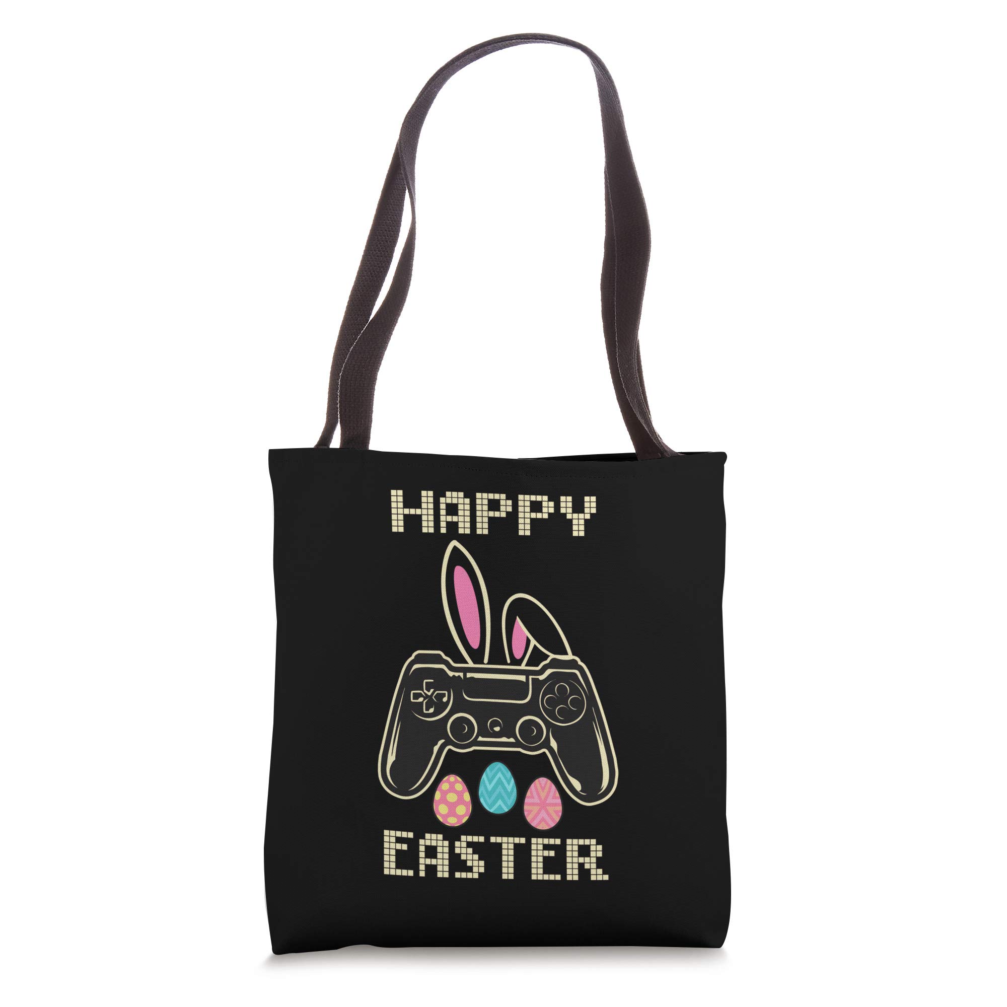 Easter Bunny Gaming Controller Tote Bag for Gamers - Perfect Gift for Boys & Girls - Great for Conventions, Travel & School