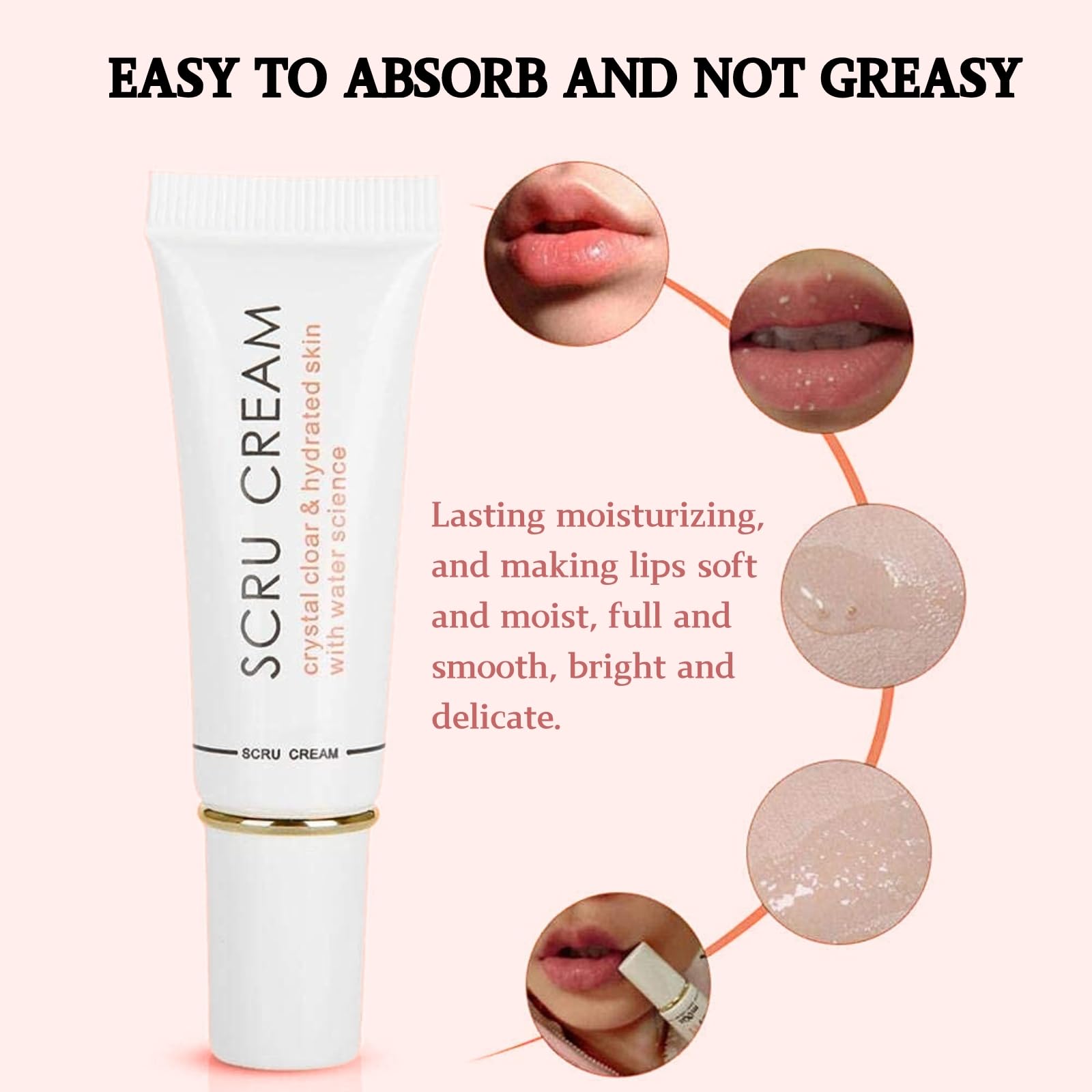 Propolis Lip Scrub & Moisturizing Balm - Natural Beeswax Exfoliator for Dark Lips, Hydrating Treatment for Dry, Chapped & Cracked Lips - Men & Women (Perfect for Winter Care & Daily Lip Nourishment)