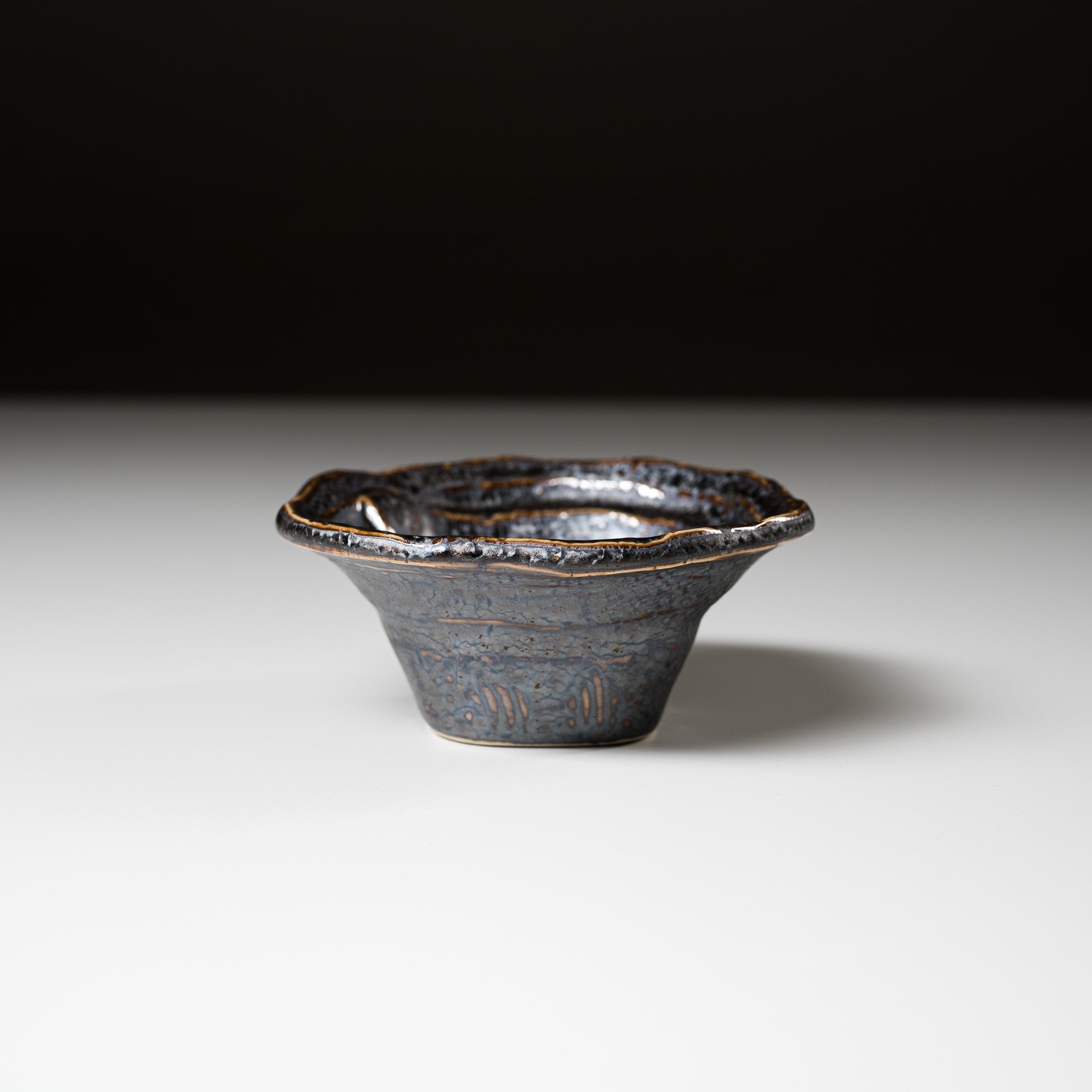 Premium Mino Ware Japanese Side Dish Bowl - Myosen 9cm Ceramic Small Bowl for Sushi, Soy Sauce & Condiments - Authentic Japanese Tableware for Home & Restaurants