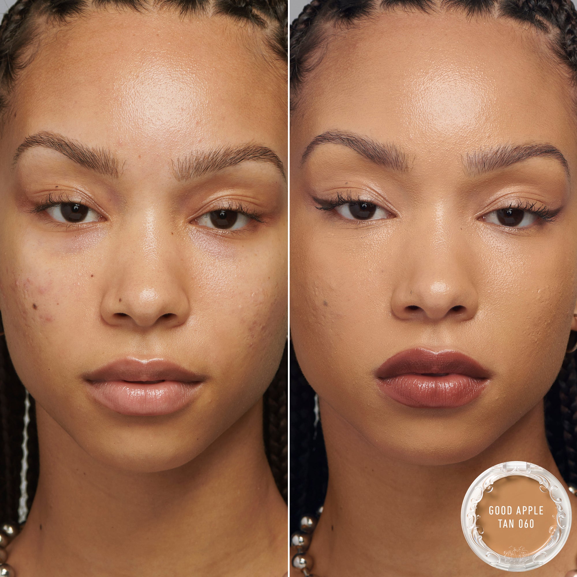 Flawless Finish Apple Skin Perfecting Foundation Balm - Lightweight, Buildable Coverage for a Natural Glow | Ideal for Daily Wear, Special Occasions & Photo Shoots