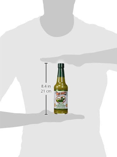 Marie Sharp's Green Habanero Pepper Sauce - 10oz Bottle (Pack of 2) | Spicy Hot Sauce for Tacos, Wings & Seafood | Authentic Belizean Flavor