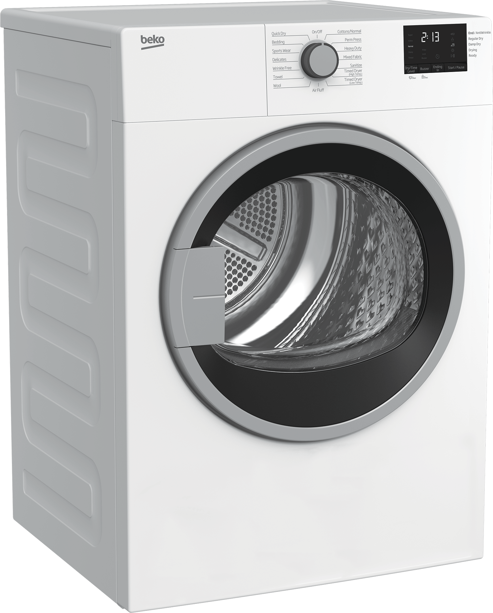 Beko BDV7200X2 24 Inch Electric Vented Front Load Dryer - Energy Efficient Laundry Solution for Homes & Apartments - Perfect for Small Spaces & Quick Drying
