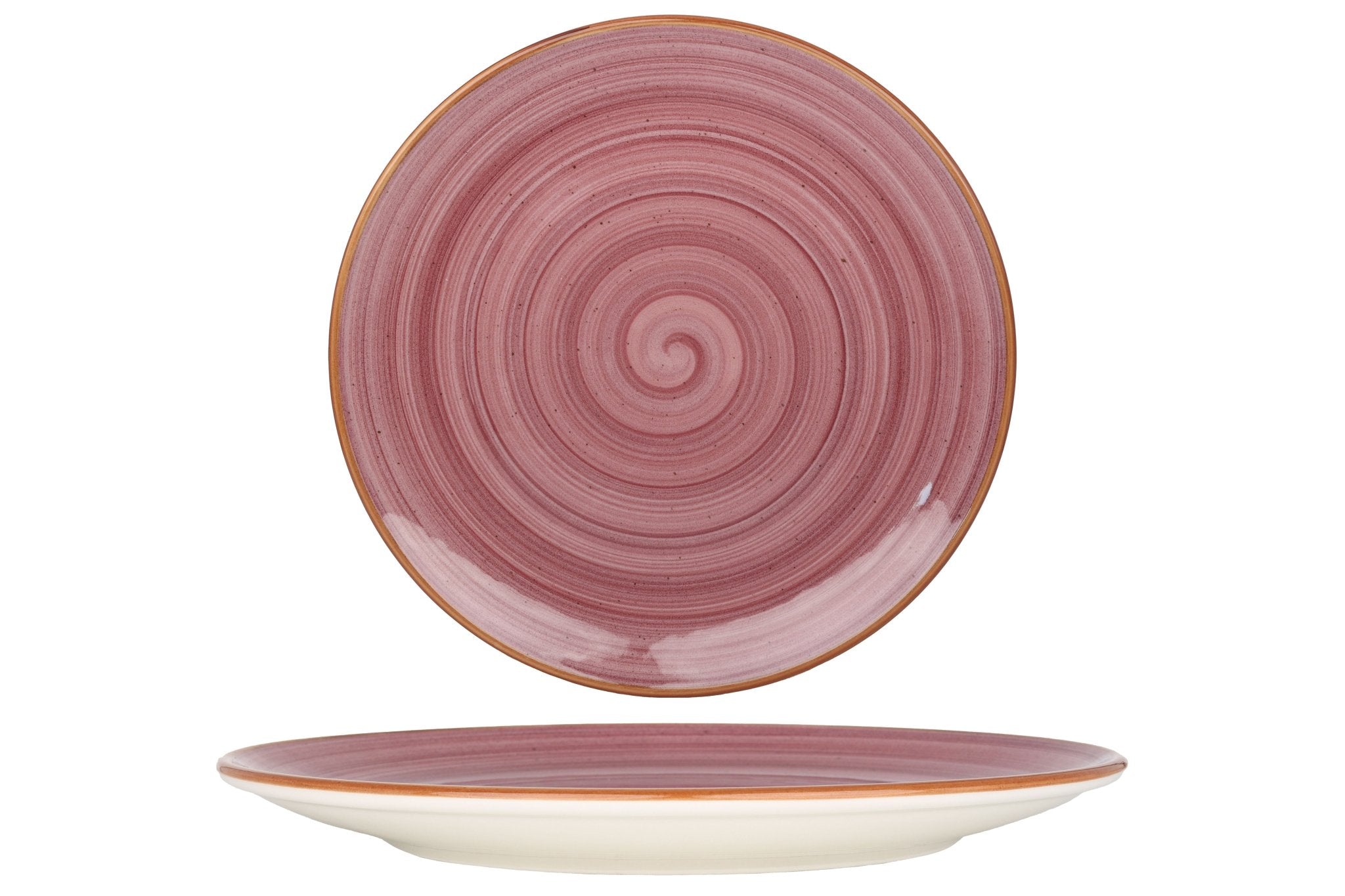 Premium Aura Blackberry 24-Piece Dinnerware Set - Elegant Stoneware Plates, Bowls & Mugs for Formal Dining, Dinner Parties & Holiday Entertaining