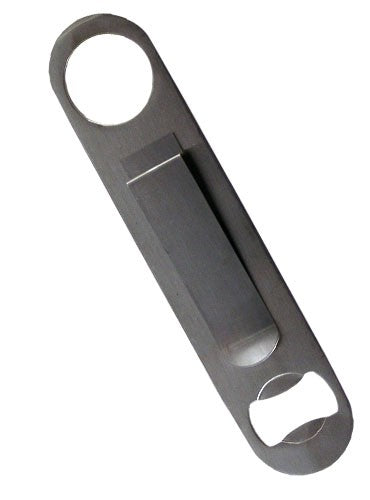 Stainless Steel Clip On Speed Bottle Opener - Durable & Easy to Use for Beer, Soda & Beverages - Perfect for Parties, Camping & Outdoor Activities