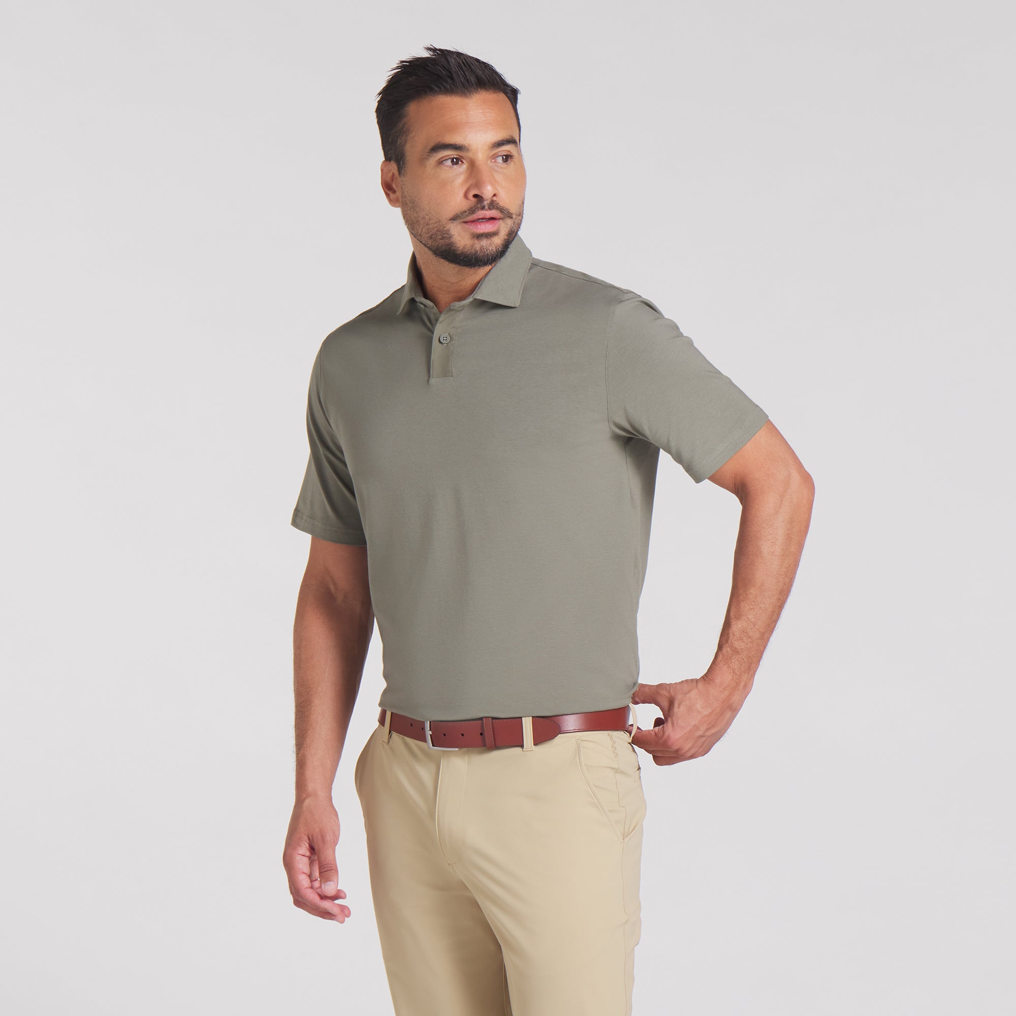 Premium Modalon Golf Polo Shirt for Men - Moisture-Wicking & UV Protection - Comfortable & Stylish for Golf, Casual Wear & Outdoor Activities
