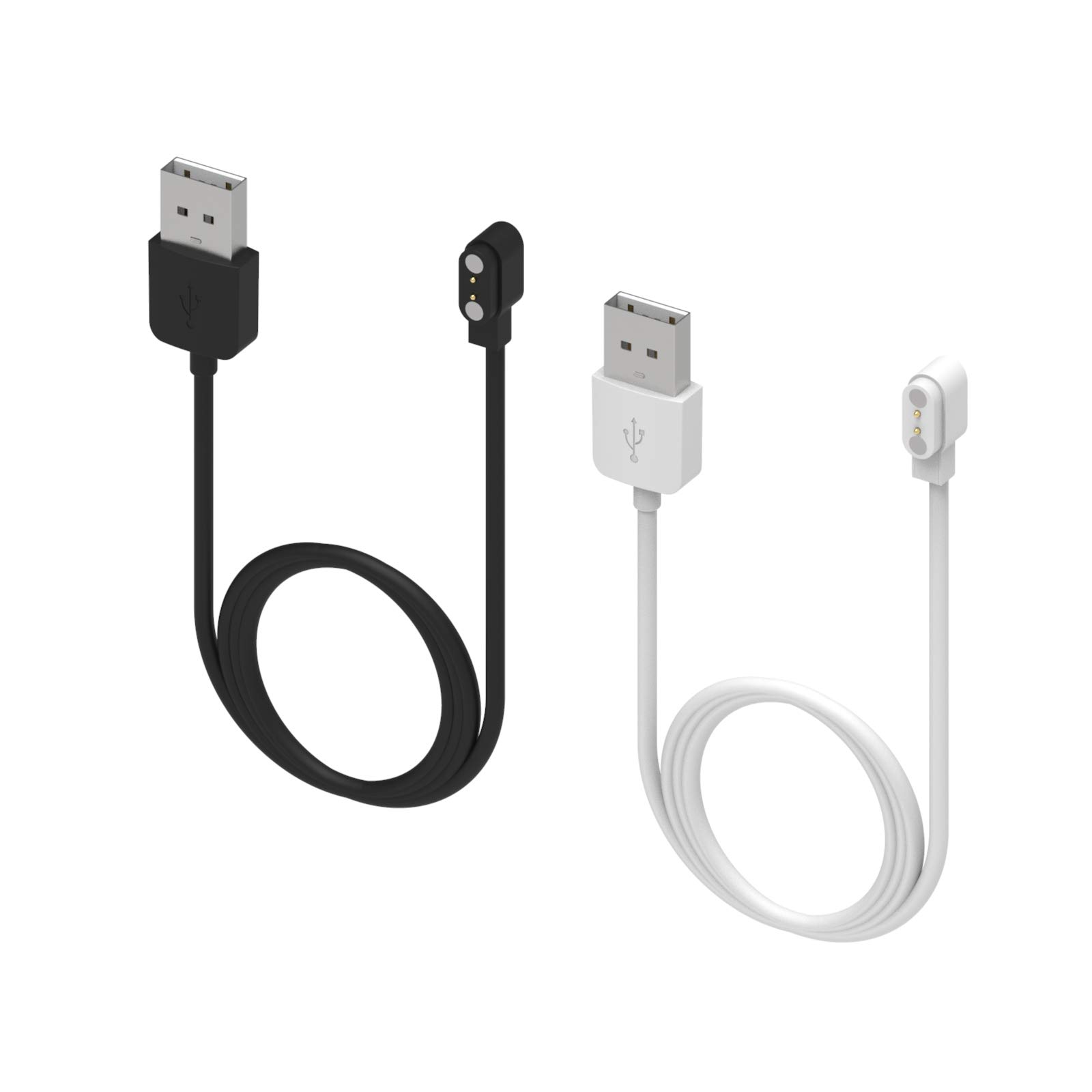 ID Sport01 Smartwatch Charger - 2 Pin Magnetic Charging Cable Compatible with KEEPONFIT ID Sport01/IDW21 Smart Watches (Not for P66 Model) - Perfect for Home, Office & Travel Charging