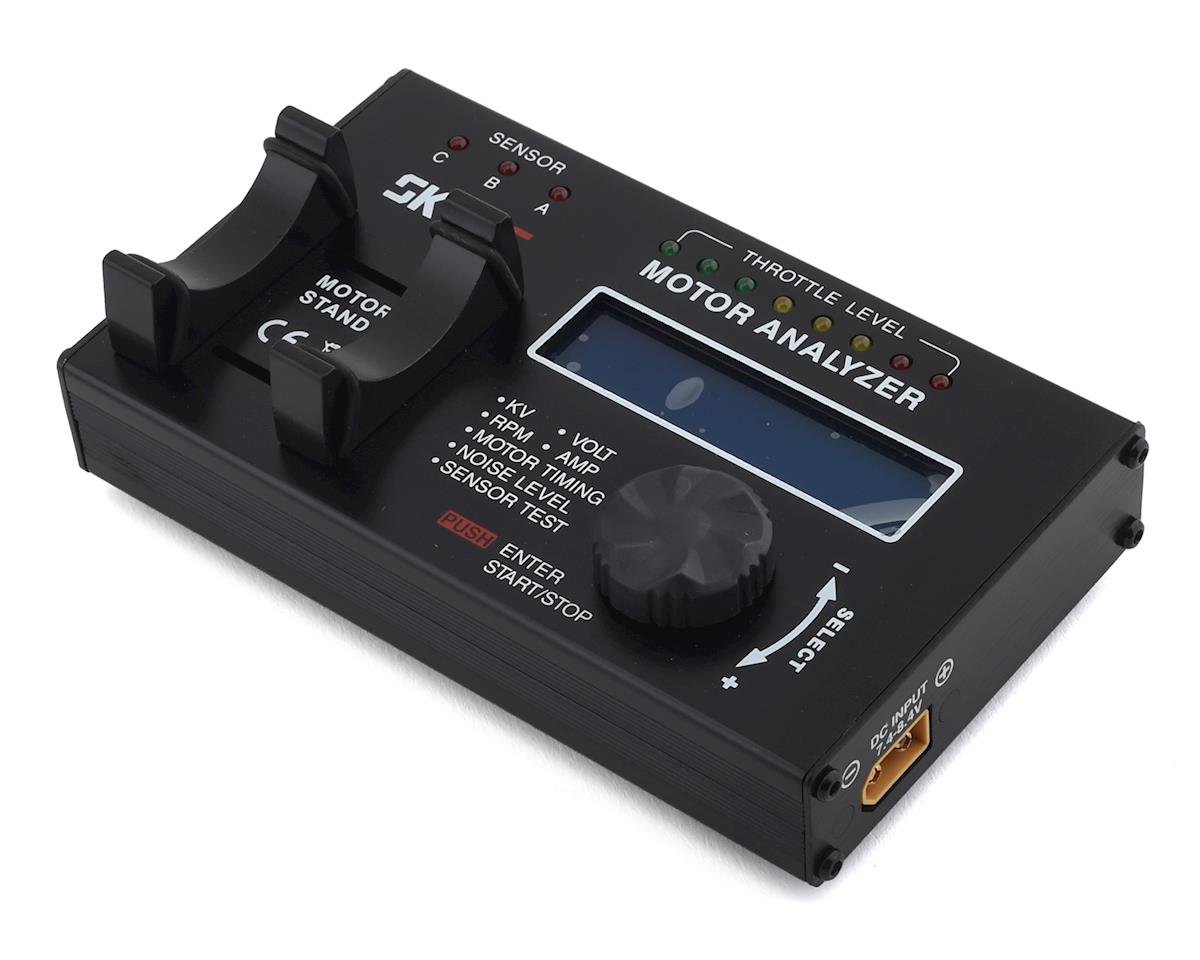 Brushless Motor Analyzer for RC Cars & Drones - Compatible with Sensored & Sensorless Motors - Perfect for Testing & Troubleshooting Motors