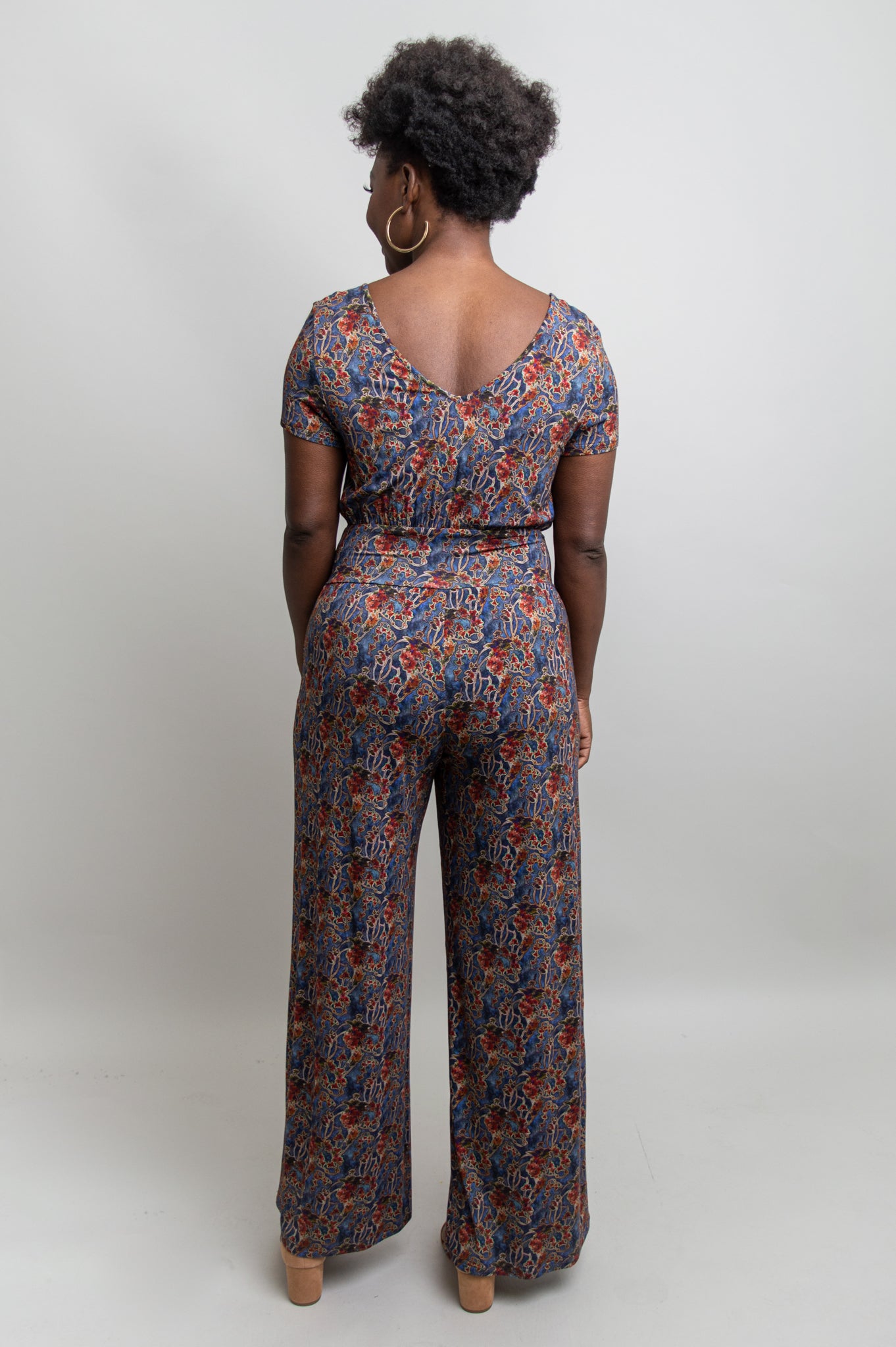 Jolin Jumpsuit - Shadow Dance Bamboo Fabric Women's Romper | Perfect for Summer Outfits, Beach Vacations & Casual Wear