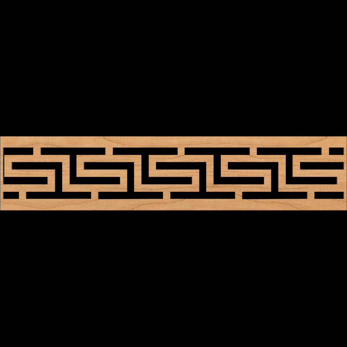 Tulum Fretwork Moulding - Handcrafted Wooden Wall Decor for Home & Office | Perfect for Bohemian, Coastal, and Modern Interior Design Styles