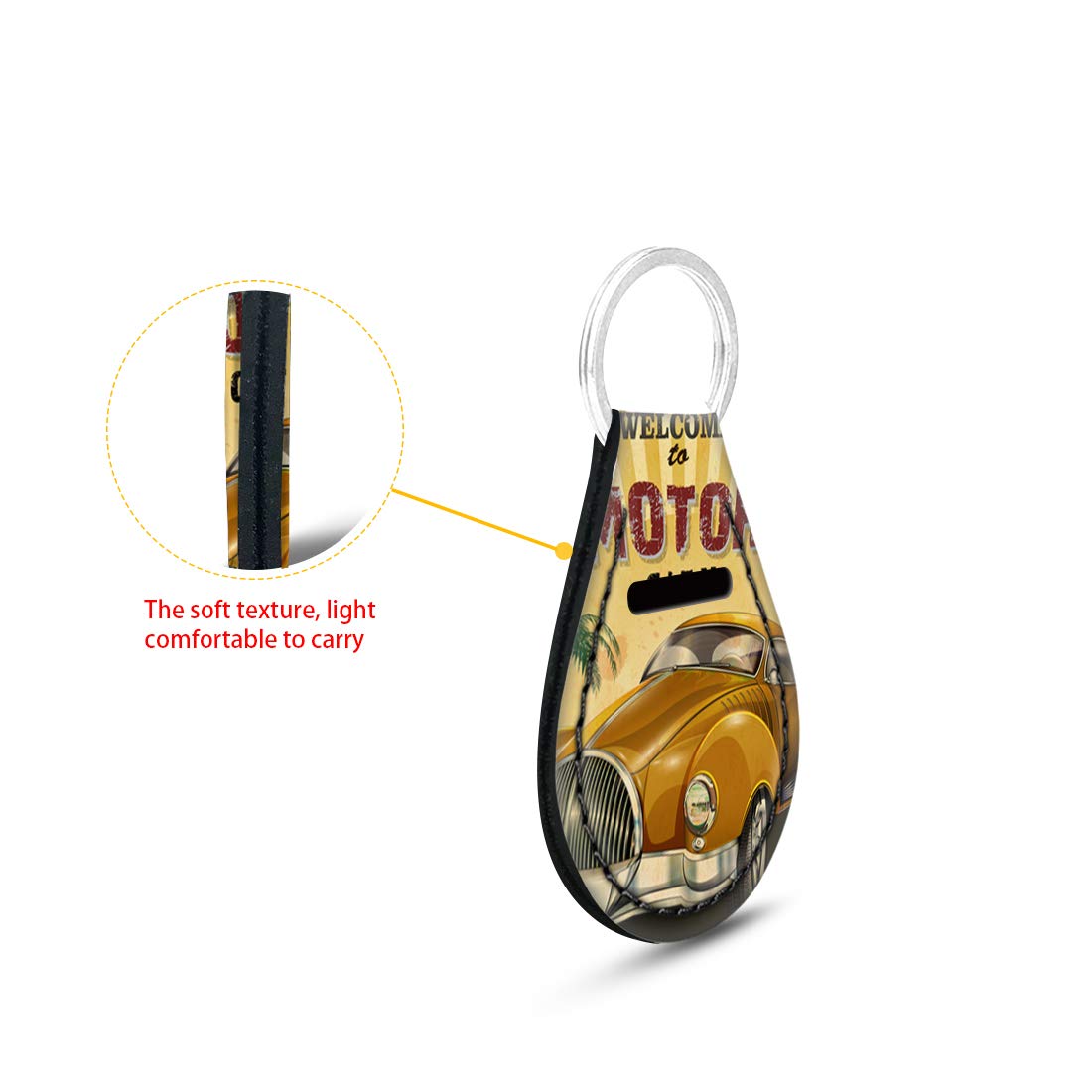 Kuiaobaty Neoprene Key Holder Wristlet - 2 Pack Durable Keychain Lanyard with Keyring for Keys, ID Cards & Badges - Perfect for Gym, Work, Travel & Outdoor Activities