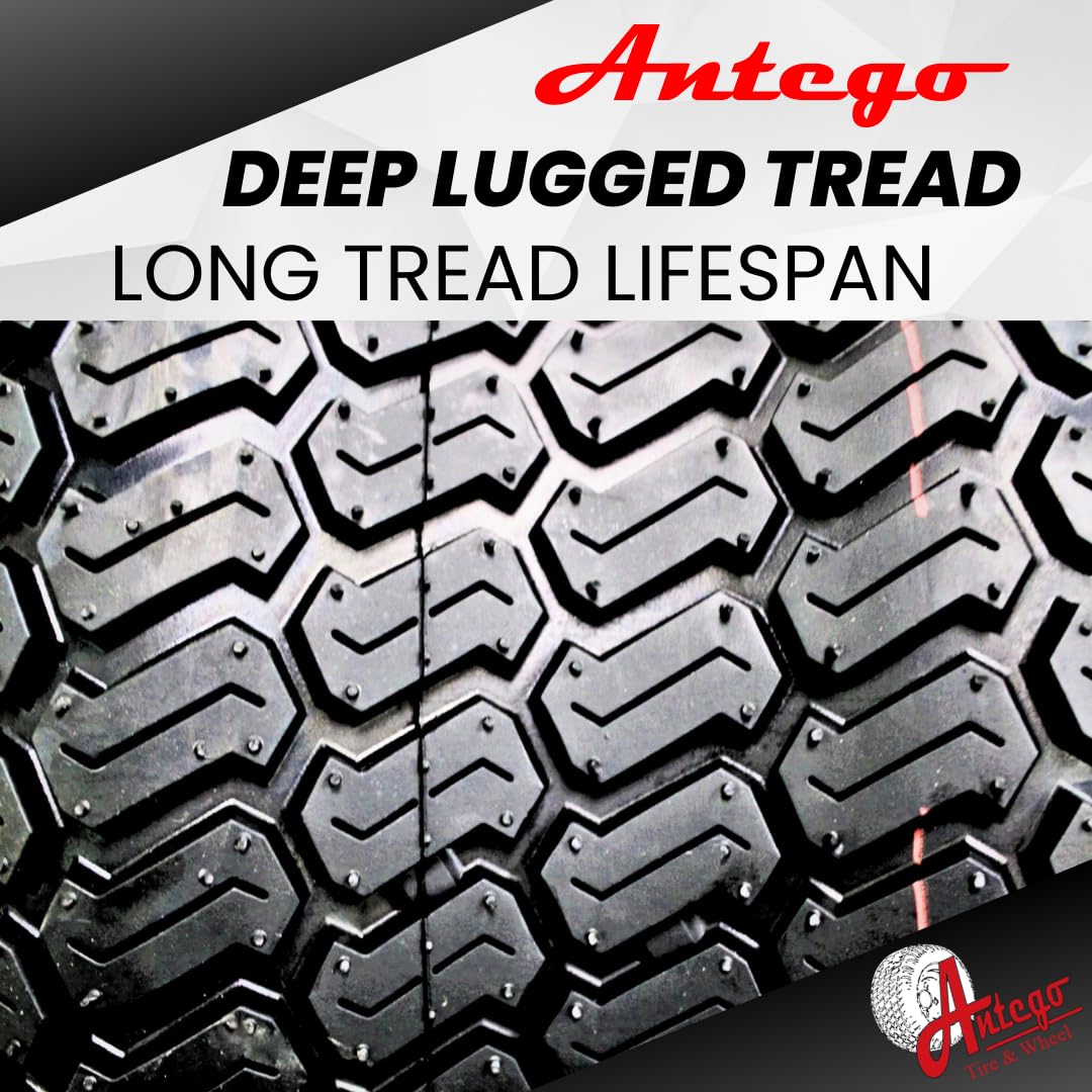 (Set of 2) 23x9.50-12 4-Ply Turf Tires for Lawn Mower, Garden Tractor & Zero-Turn Mowers - Perfect for Golf Courses, Landscaping & Smooth Lawn Care