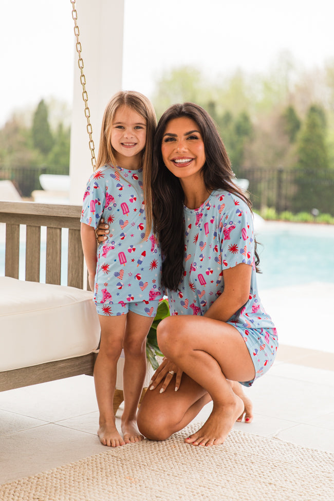 Kids' Over The Moon In Firecracker Fabulous Outfit Set - Final Sale | Playful & Comfortable Children's Clothing for Birthday Parties & Special Occasions