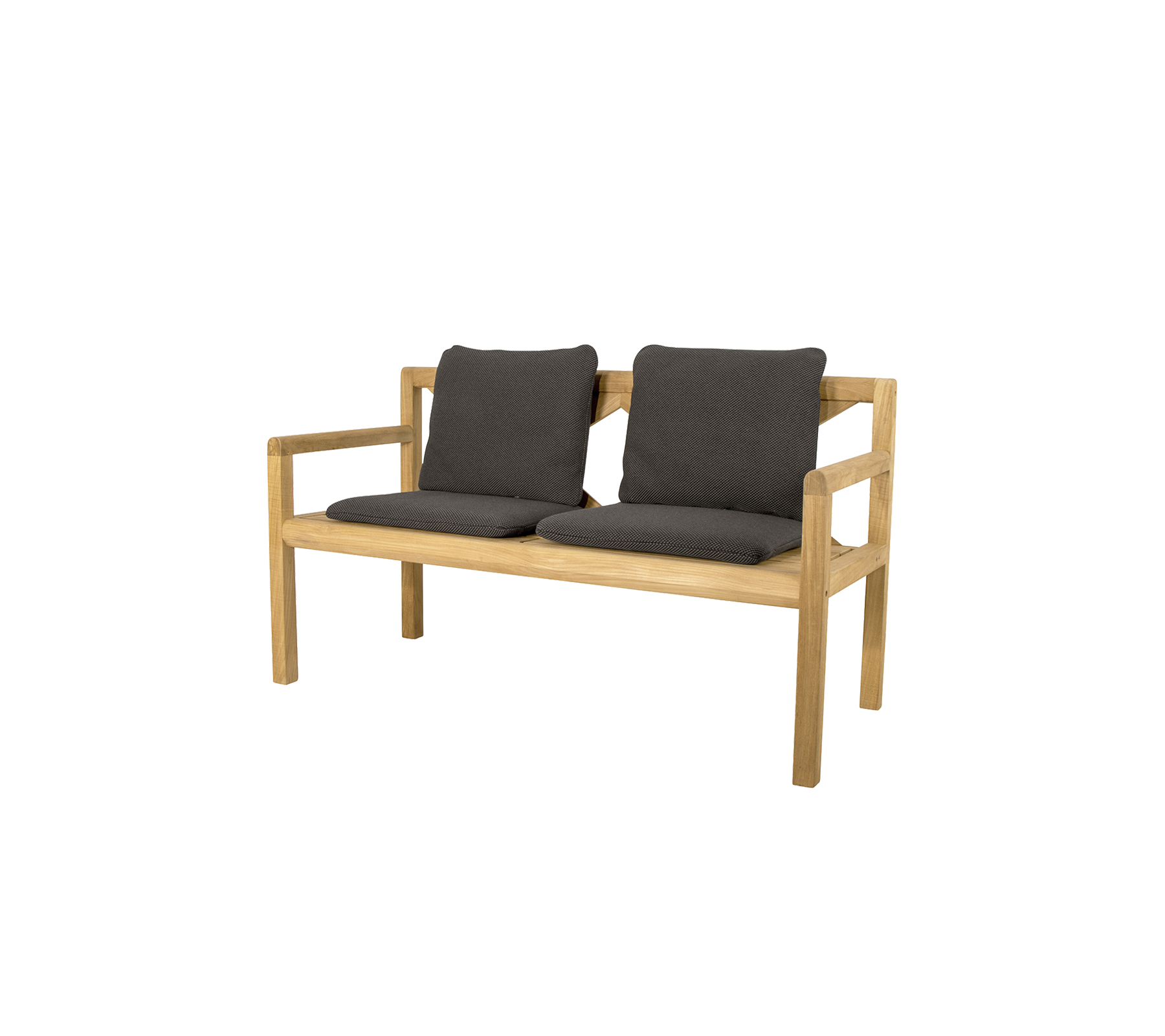 Grace 2-Seater Bench Cushion Set - Waterproof Outdoor Patio Furniture Seat Cushions for Garden, Deck, Poolside & Porch Comfort