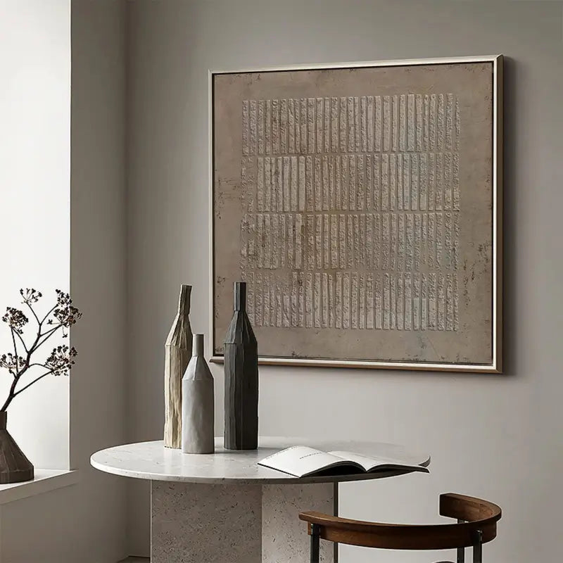 Abstract Tranquility Art Painting #WS024 - Modern Wall Decor for Living Room, Bedroom & Office - Handmade Canvas Artwork for Home Decoration