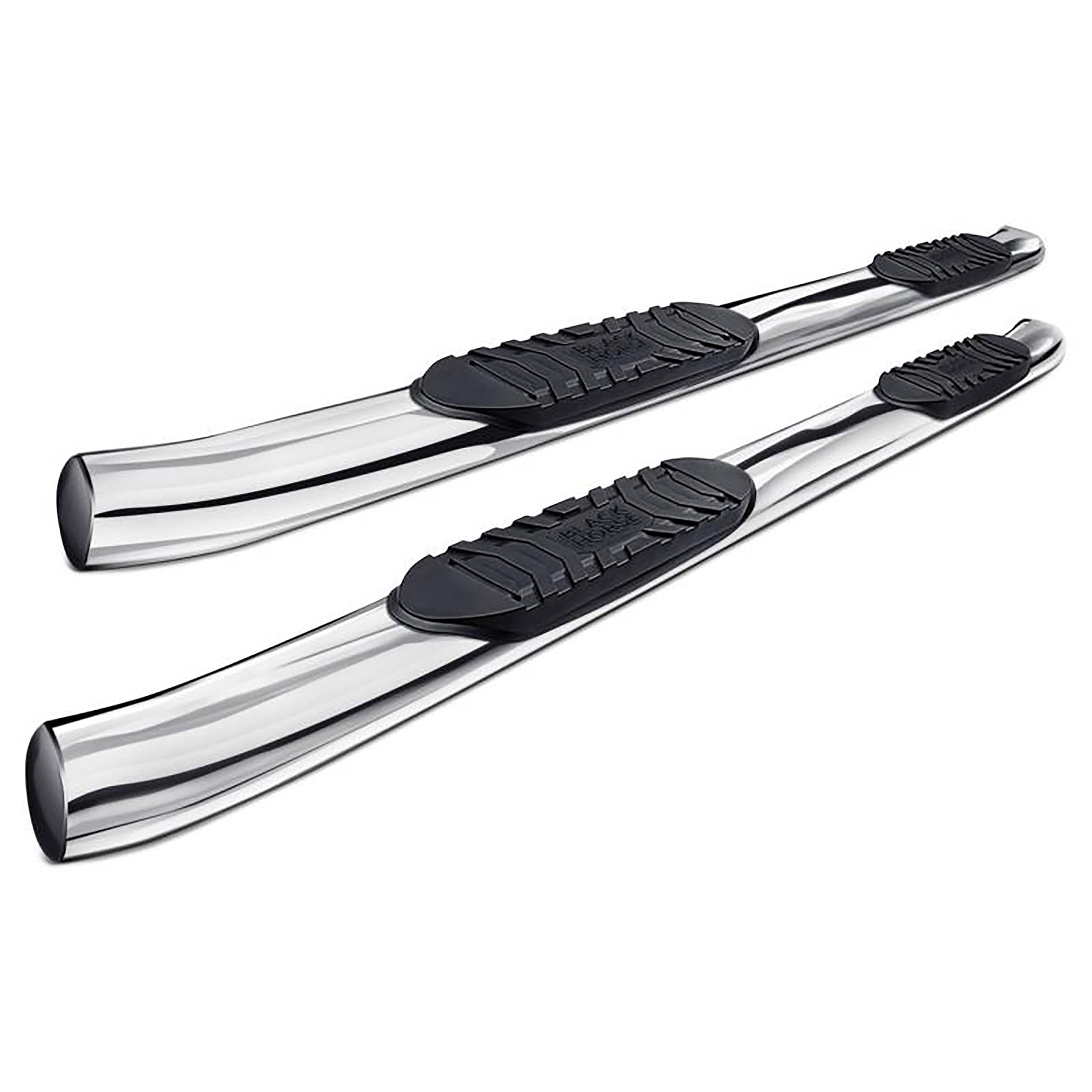 Premium Black Horse Extreme Side Steps - Heavy Duty Stainless Steel Running Boards for 2015-2024 Ford F-150 Super Cab & 2017-2024 F-250/F-350/F-450/F-550 Super Duty | Anti-Slip Textured Surface | Off-Road Protection & Easy Entry/Exit
