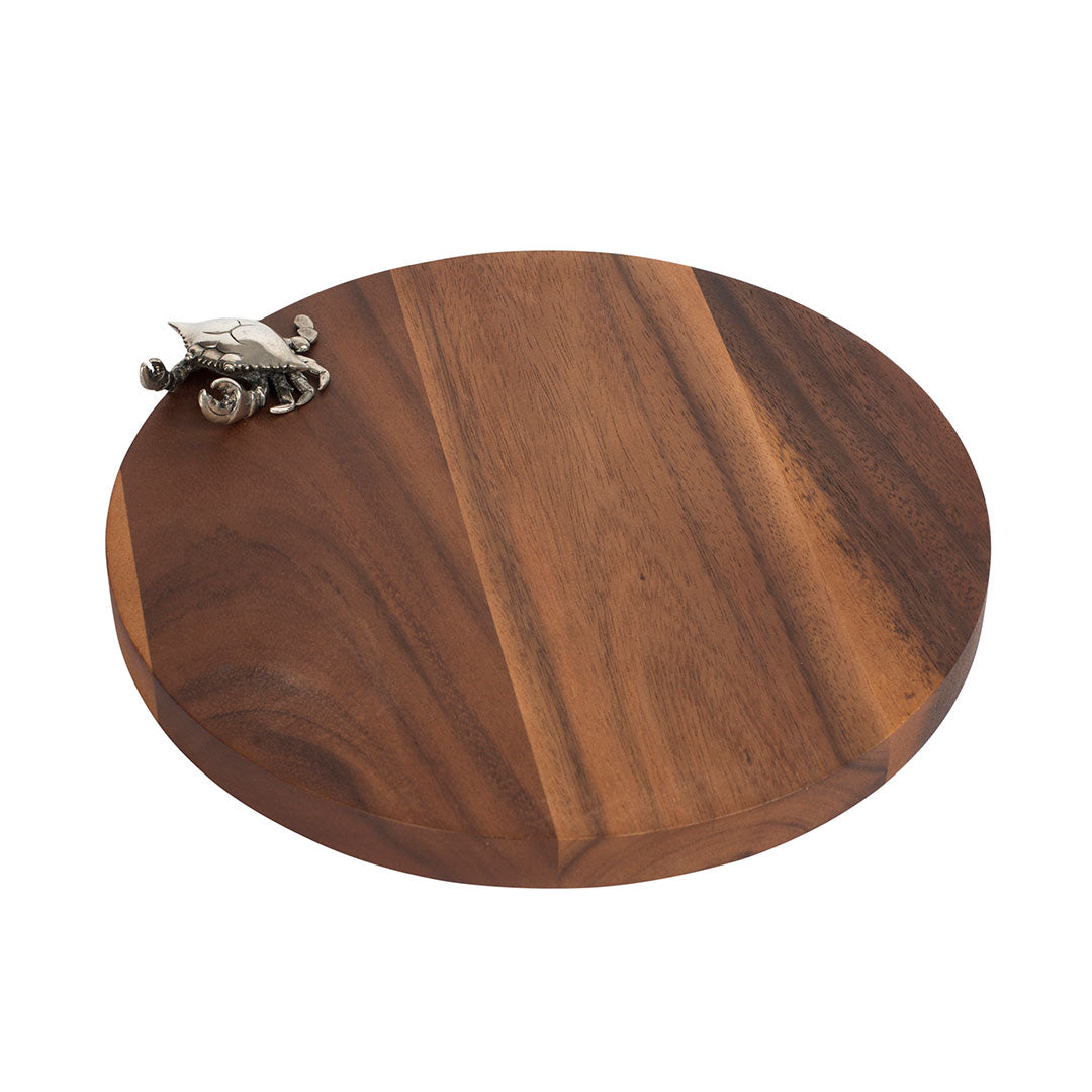 Premium Blue Crab Shaped Cheese Board Set - Elegant Wooden Charcuterie Platter for Cheese, Charcuterie & Appetizers - Perfect for Parties, Weddings & Entertaining