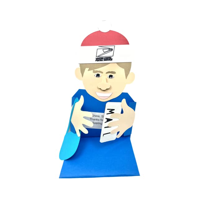 Thank You Mailman Card Holder & Money Holder - Perfect for Gifts, Tips, and Appreciation - Ideal for Postal Workers, Delivery Drivers, and Service Professionals