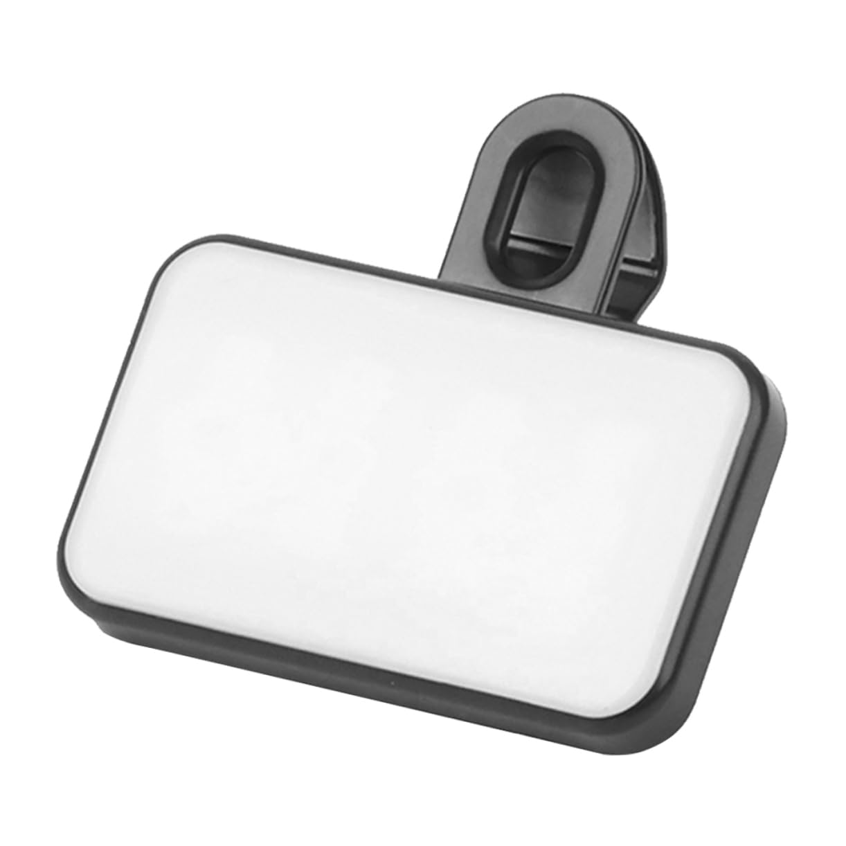 DOITOOL Clip-On LED Camera Light for Mobile Phone - Portable Selfie Ring Light for Photography, Makeup, YouTube Videos & Live Streaming - ABS Small Circle Light with Adjustable Brightness