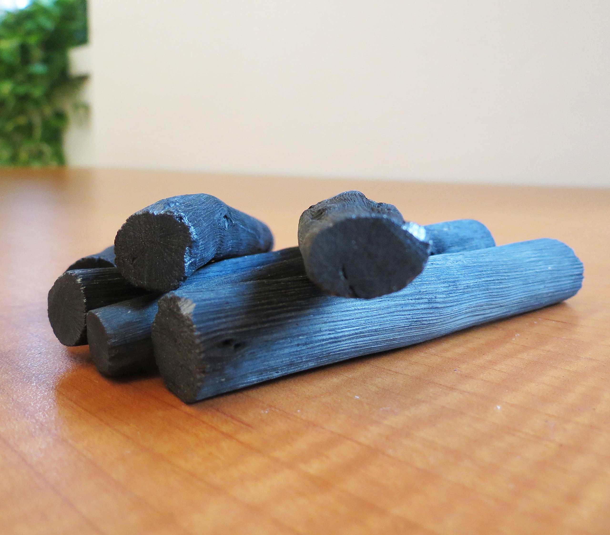 Premium Tosa Binchotan Charcoal Water Purifying Sticks - Natural Water Filter for Great-Tasting Drinking Water (6 Sticks) - Perfect for Personal Water Bottles, Travel & Camping Hydration