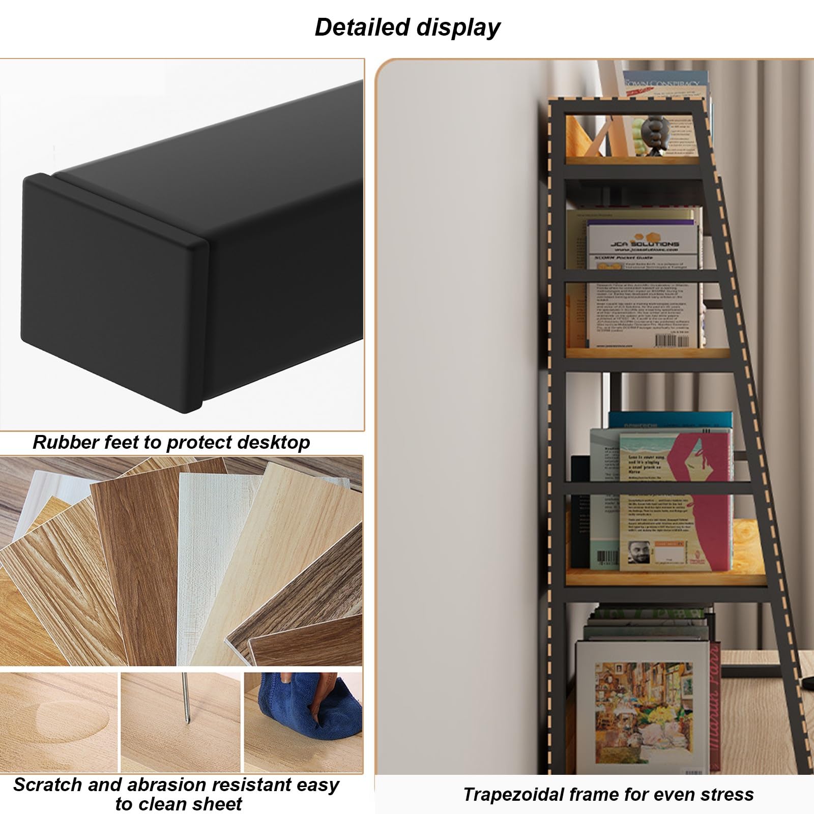2-Tier Desktop Hutch Shelf - Computer Desk Organizer & Bookcase for Home Office | Multipurpose Storage Rack for Countertop Display (29.5 Inch) - Perfect for Dorm, Workspace & Clutter-Free Organization