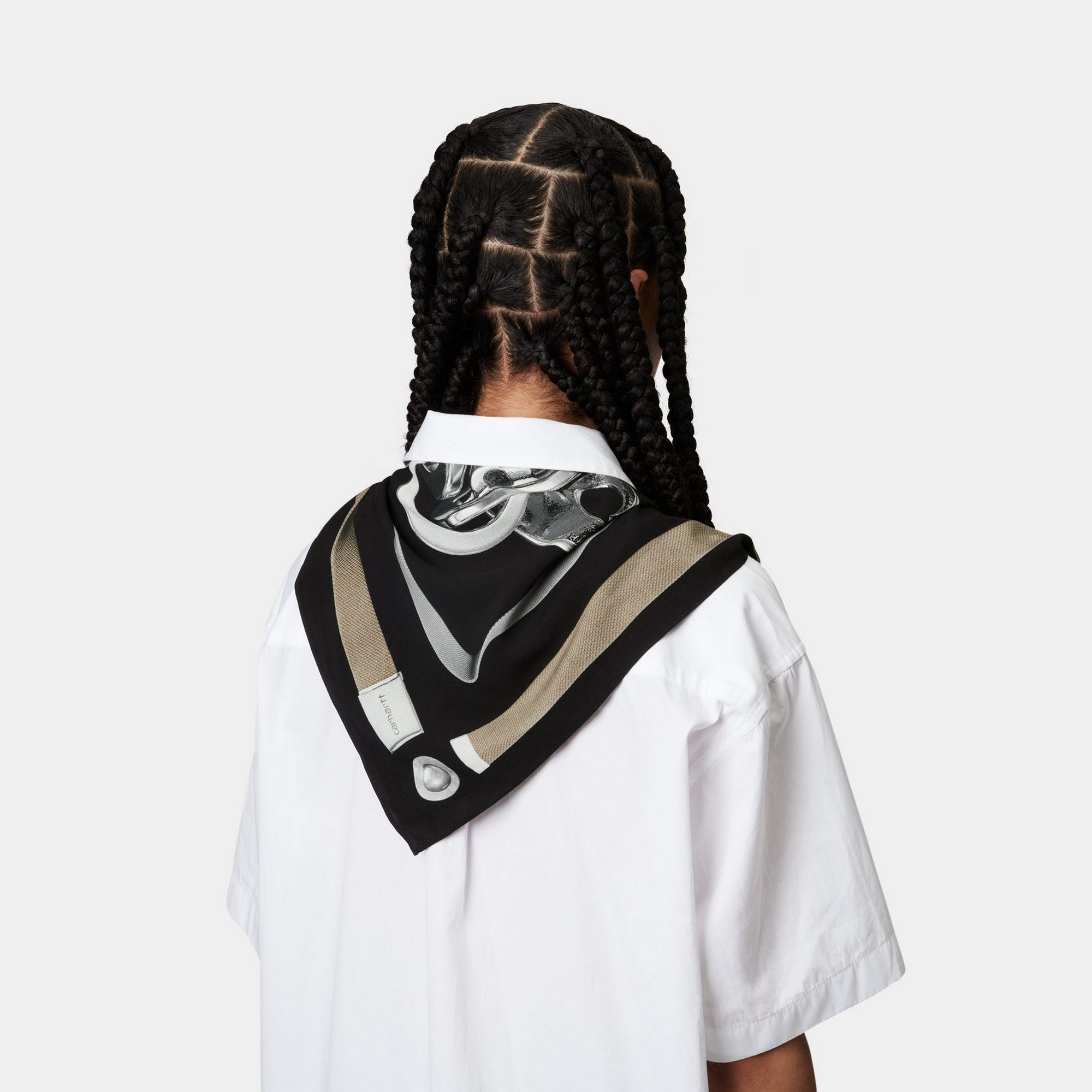 Charms Belt Print Bandana - Stylish Black Bandana for Women & Men | Perfect for Western Outfits, Cowboy Costumes, and Fashion Accessories