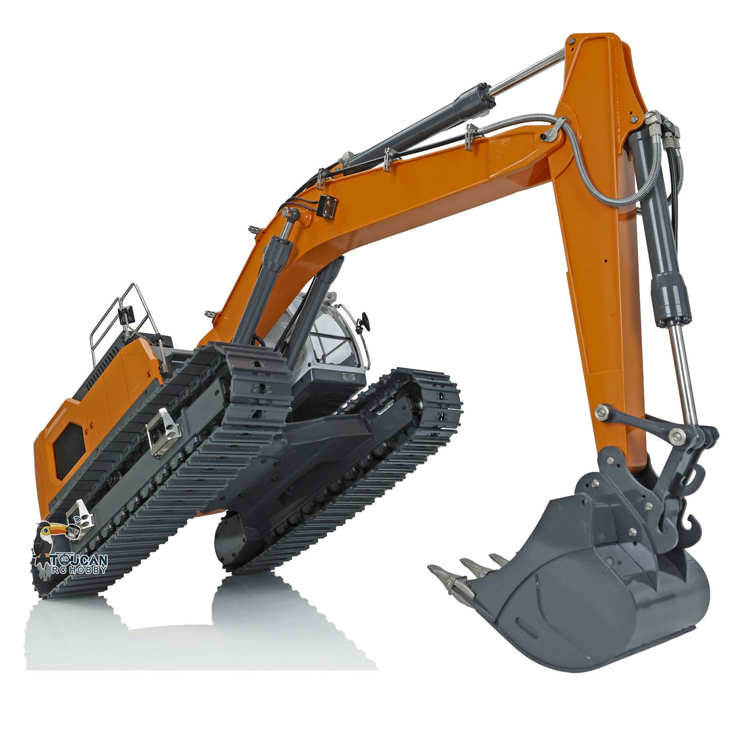 1:14 Scale RC Hydraulic Excavator Toy - Metal Construction Vehicle with Radio Control, L945 RTR Model, Battery & Transmitter Included - Perfect for Kids, Collectors & Construction Enthusiasts - Indoor & Outdoor Play, DIY Projects, STEM Learning