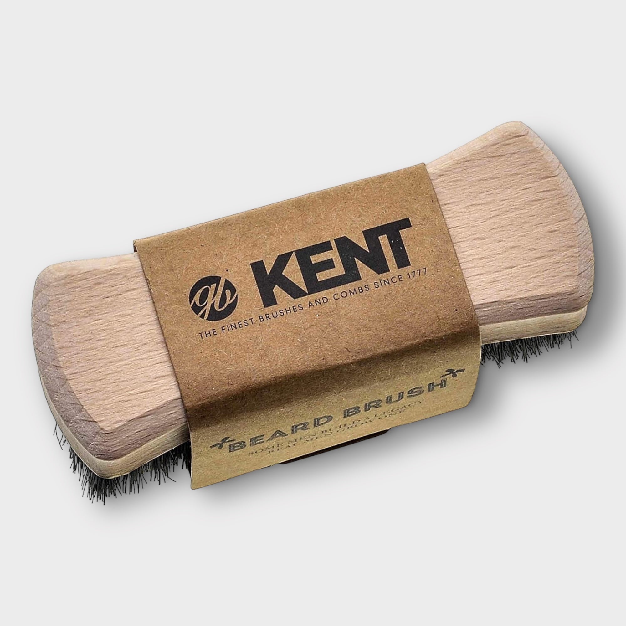 Premium Men's Small Beard Brush - Soft Bristles for Grooming & Styling - Perfect for Daily Use at Home, Work, or Travel