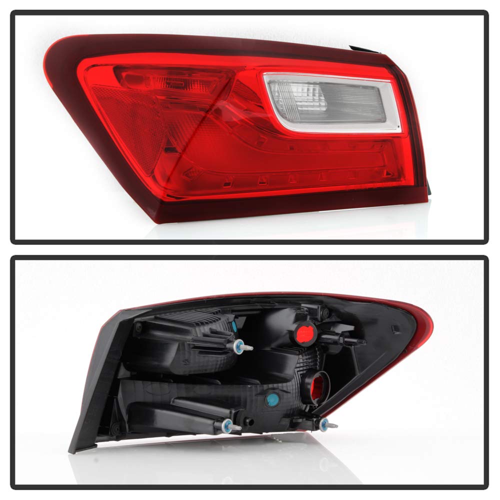 ACANII Replacement Tail Lights for 2016-2020 Chevy Malibu - OEM Style Non-LED Taillamp Assembly (Driver & Passenger Side) - Perfect for Night Driving Safety & Car Restoration Projects
