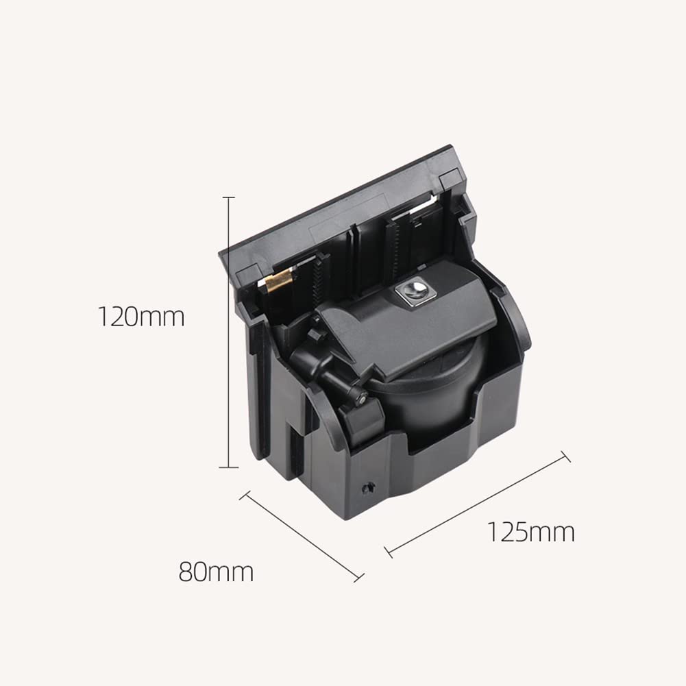 Premium ABS Plastic Car Center Console Cup Holder - Compatible with Mercedes-Benz S-Class W220 & W221 Models - Durable Drink Holder for Coffee, Tea, and Beverages - Perfect for Road Trips, Commuting, and Daily Driving