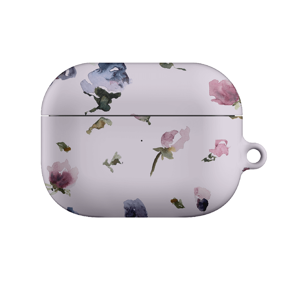 Violet Botanic AirPods Pro Case - Floral Design Protective Cover for Apple AirPods Pro (2nd/1st Gen) | Shockproof & Scratch-Resistant | Perfect for Travel, Workouts & Daily Use