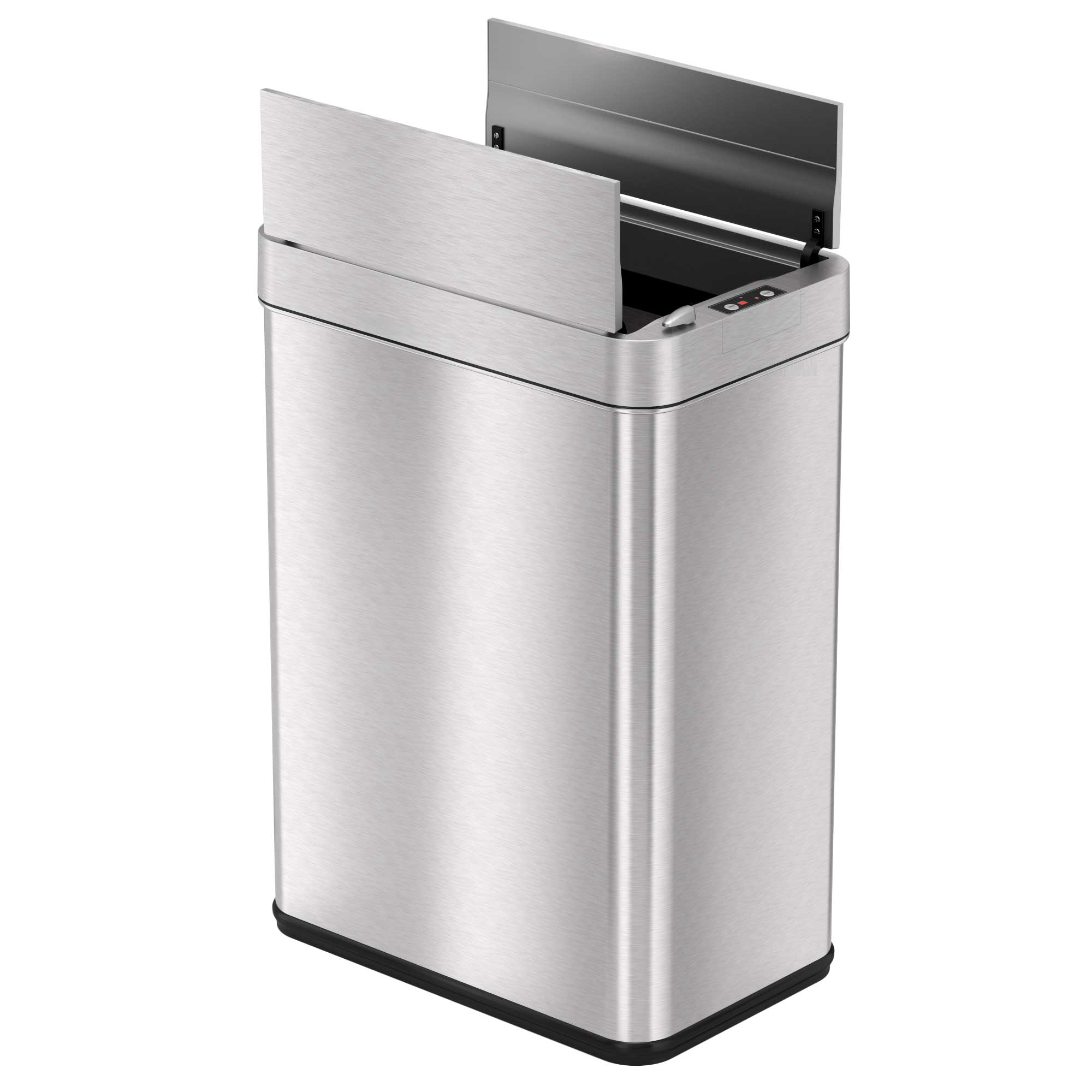 13 Gallon / 49 Liter Automatic Sensor Trash Can with Odor AbsorbX Technology - Hands-Free Kitchen & Office Waste Bin for Smart Home & Commercial Use
