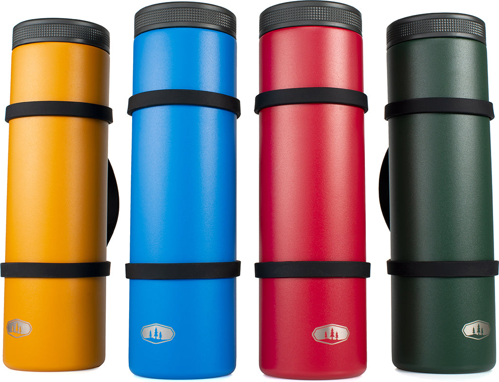 Insulated 2 Can Cooler Stack - Double Can Holder for Beer & Soda - Perfect for BBQs, Camping & Beach Parties
