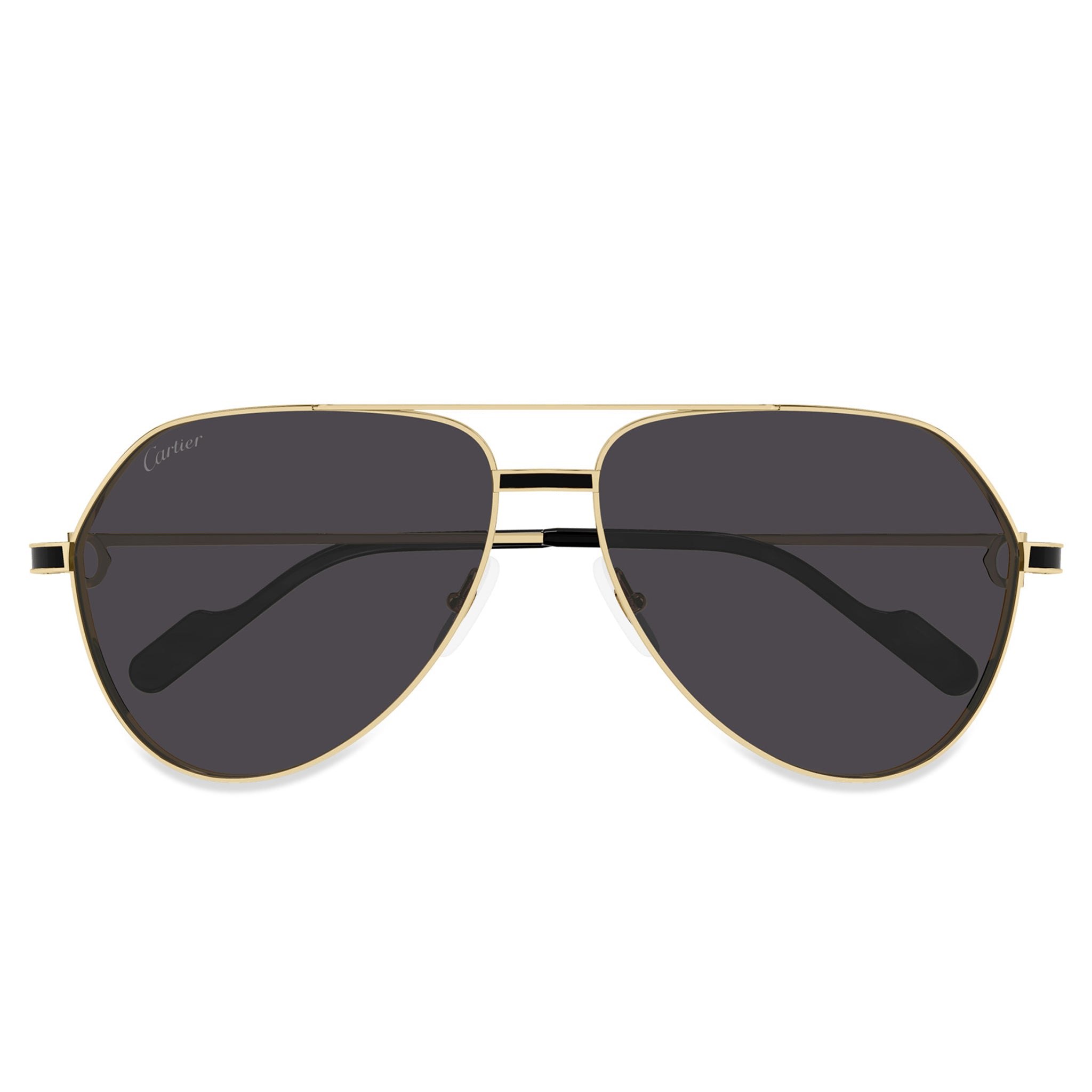 Cartier CT0334S 001 Premier De Cartier Gold Grey Sunglasses for Women - Luxury Designer Shades with UV Protection - Perfect for Beach, Driving & Fashion Outfits