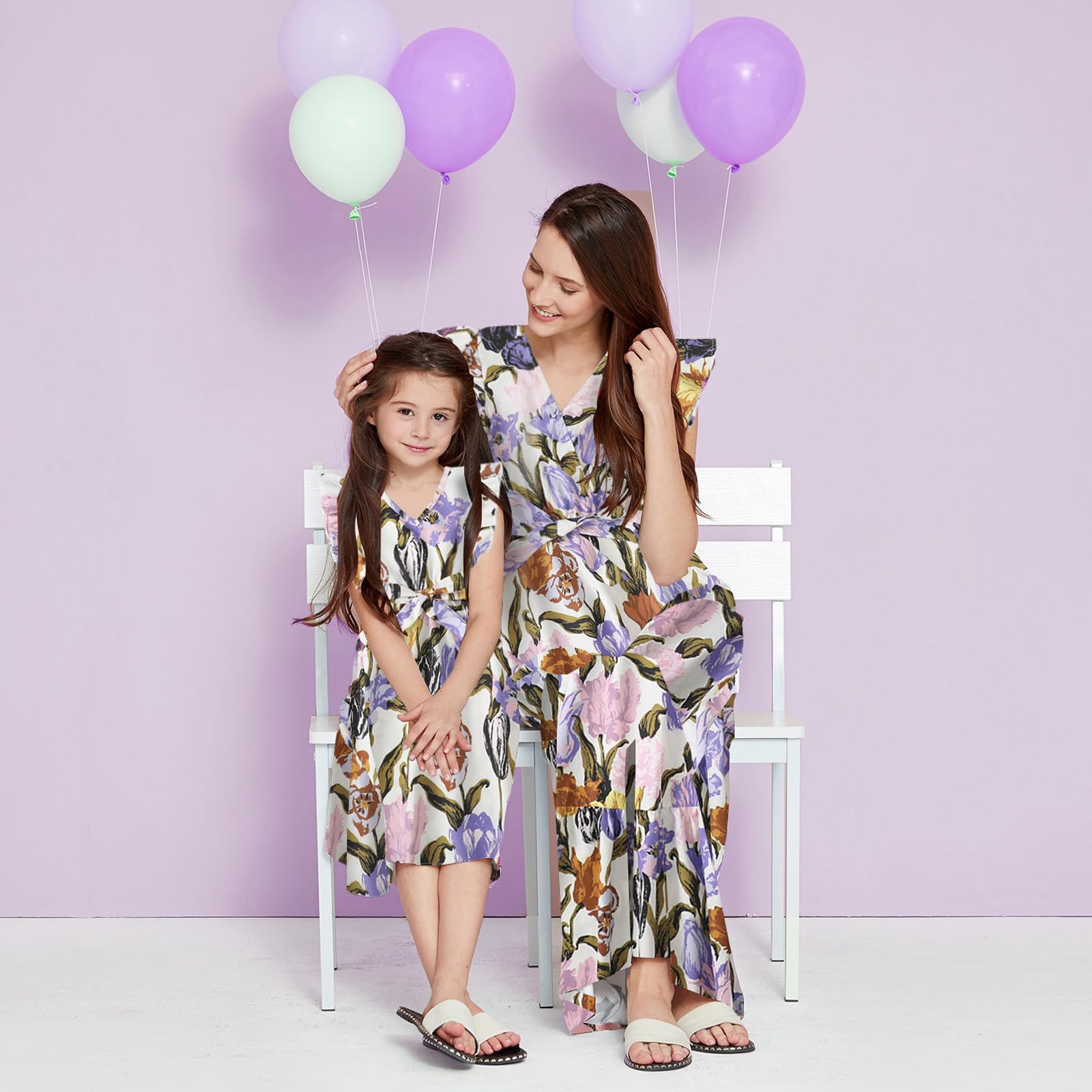 Stylish Mommy and Me Matching Dresses for Women & Girls | Family Outfits | Perfect for Holidays, Photo Shoots & Special Occasions
