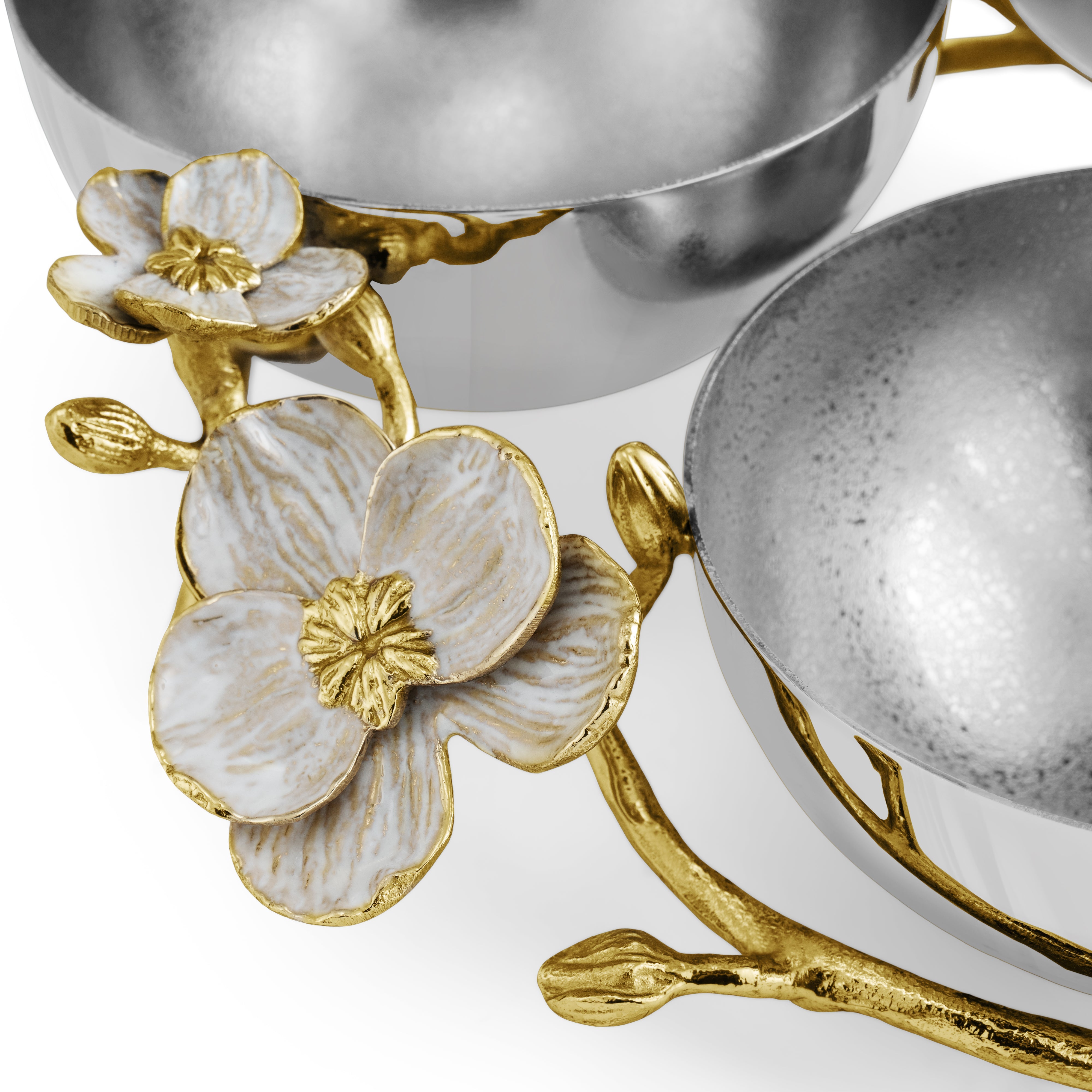 Orchid Low Bowl - Elegant Ceramic Serving Dish for Salads, Desserts & Appetizers | Perfect for Dinner Parties, Home Decor & Gift Giving