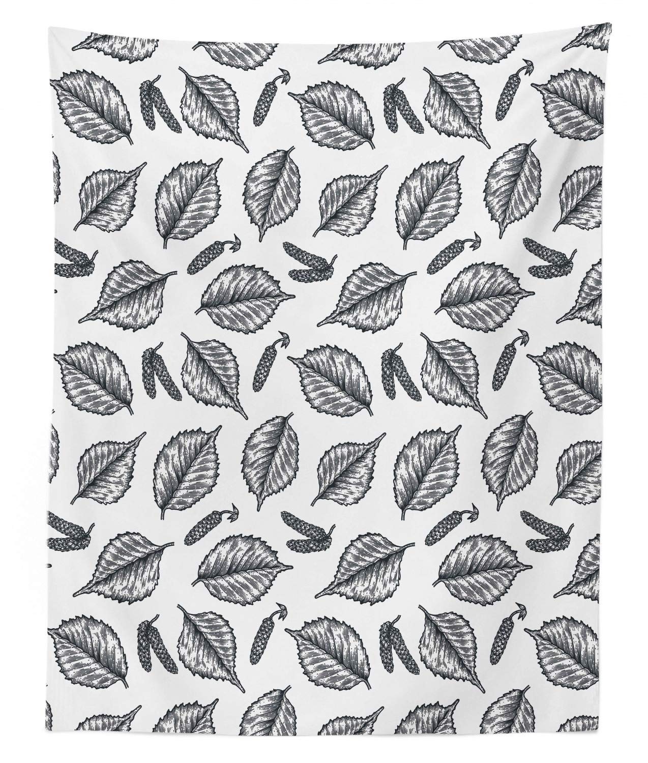 Ambesonne Twin Size Leaves Tapestry - 68